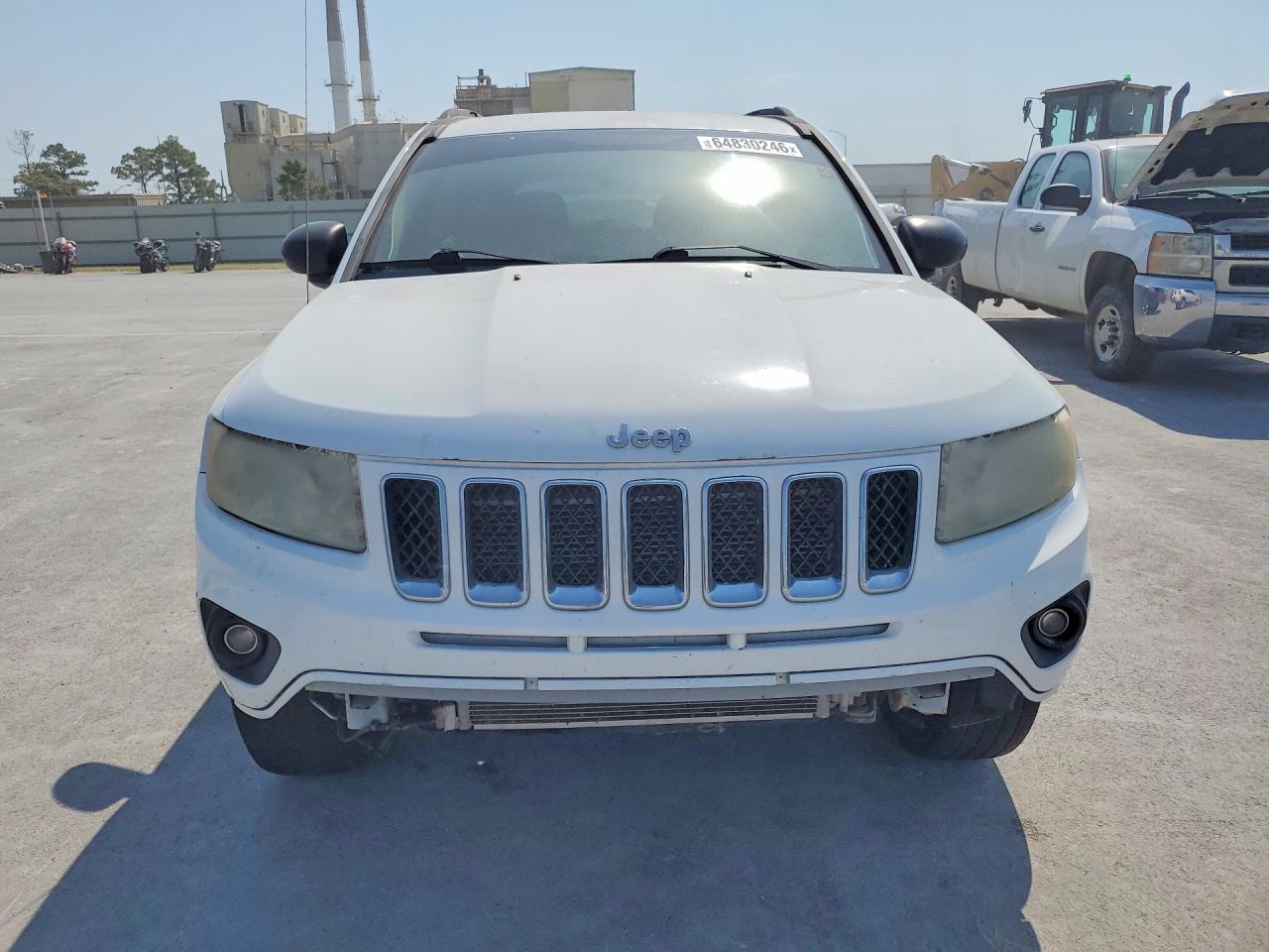 2012 Jeep Compass Sport Белый vin: 1C4NJCBA3CD631641