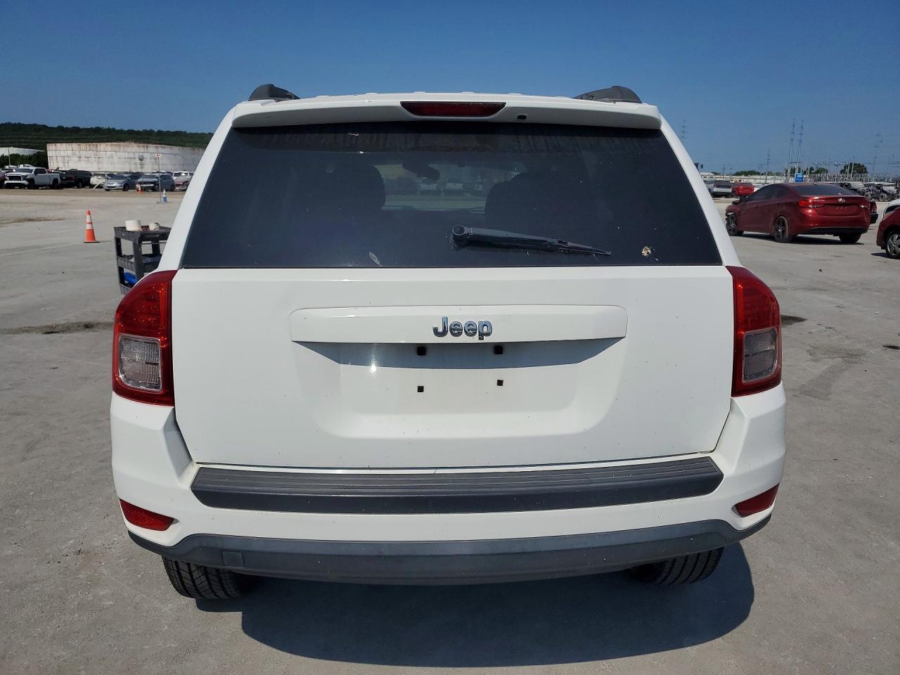 2012 Jeep Compass Sport Белый vin: 1C4NJCBA3CD631641