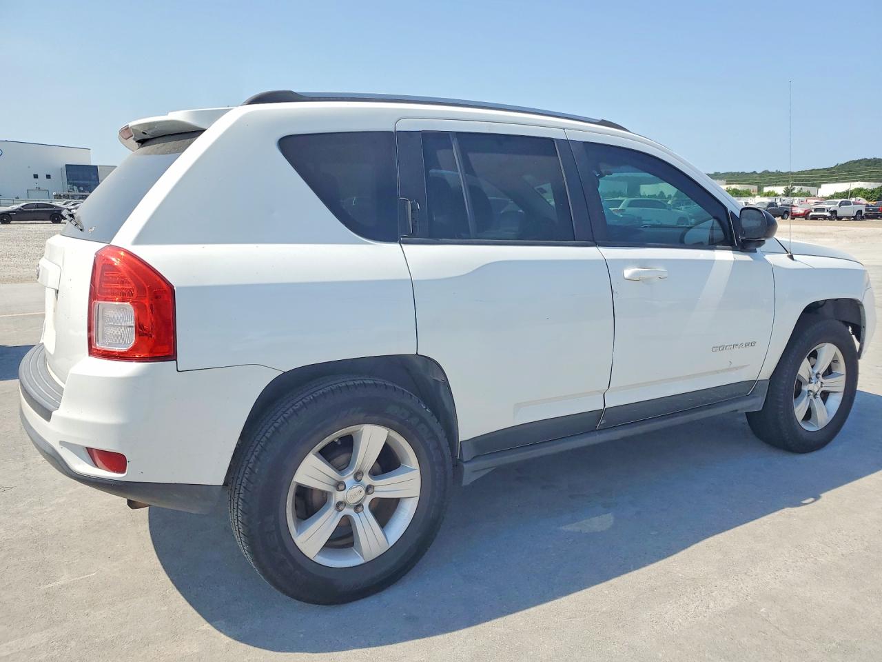 2012 Jeep Compass Sport Белый vin: 1C4NJCBA3CD631641
