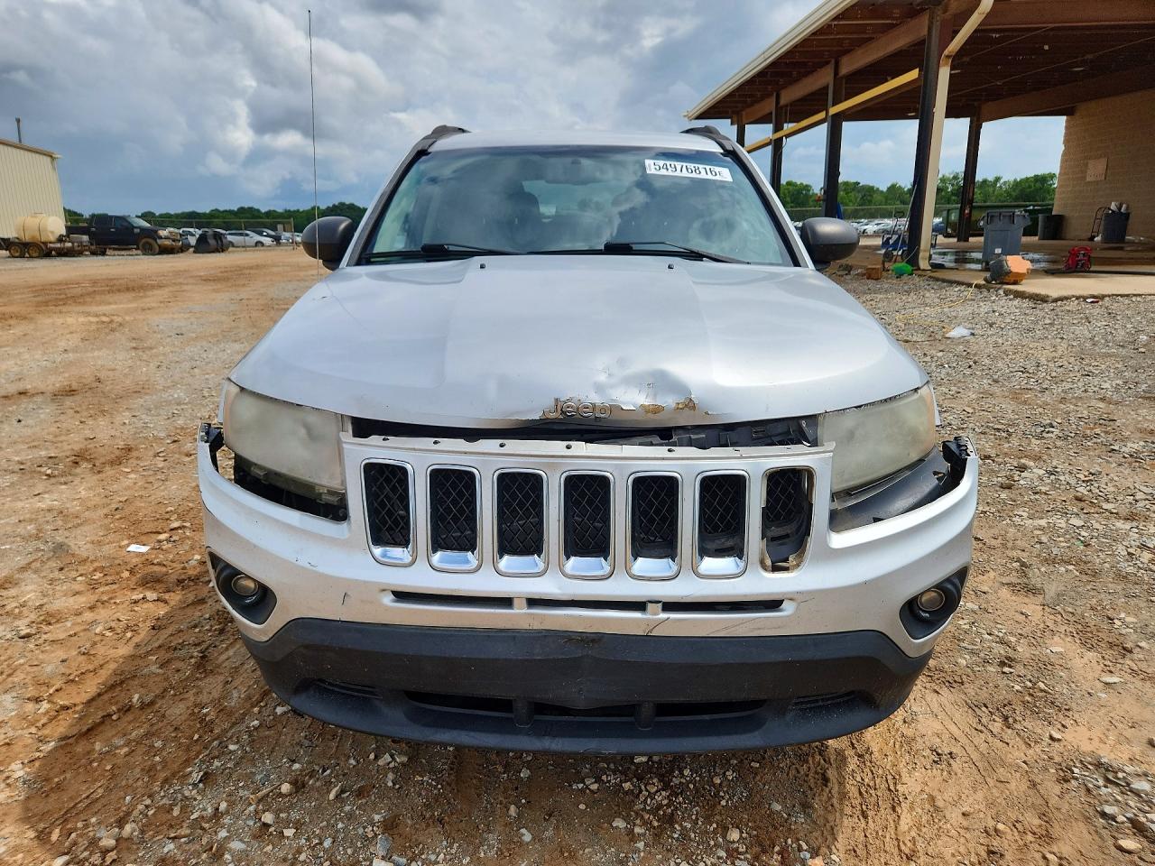 2012 Jeep Compass Серебряный vin: 1C4NJCBA3CD665689