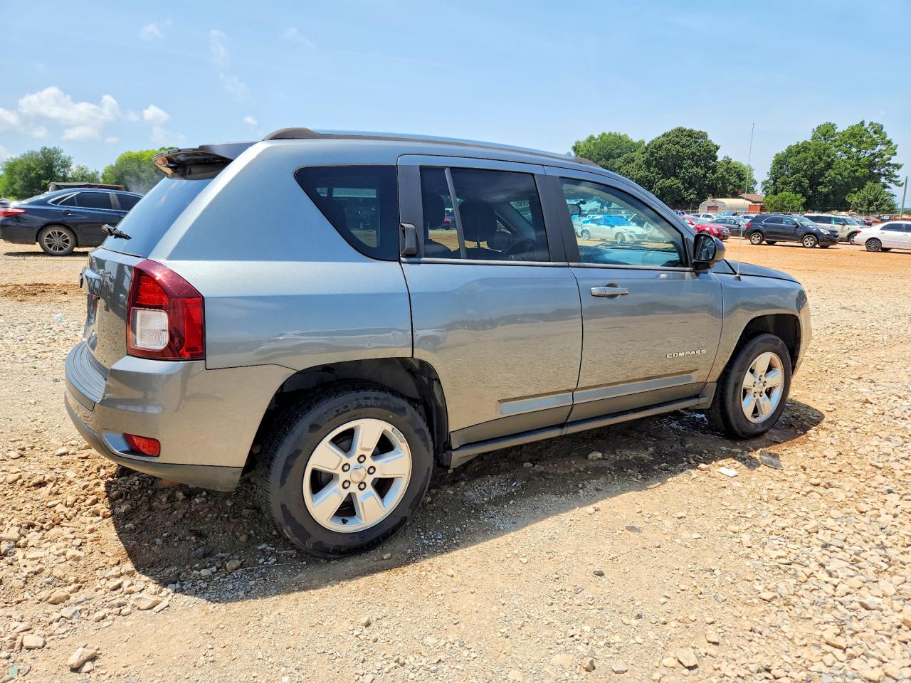 2014 Jeep Compass Sport Gray vin: 1C4NJCBA3ED573226