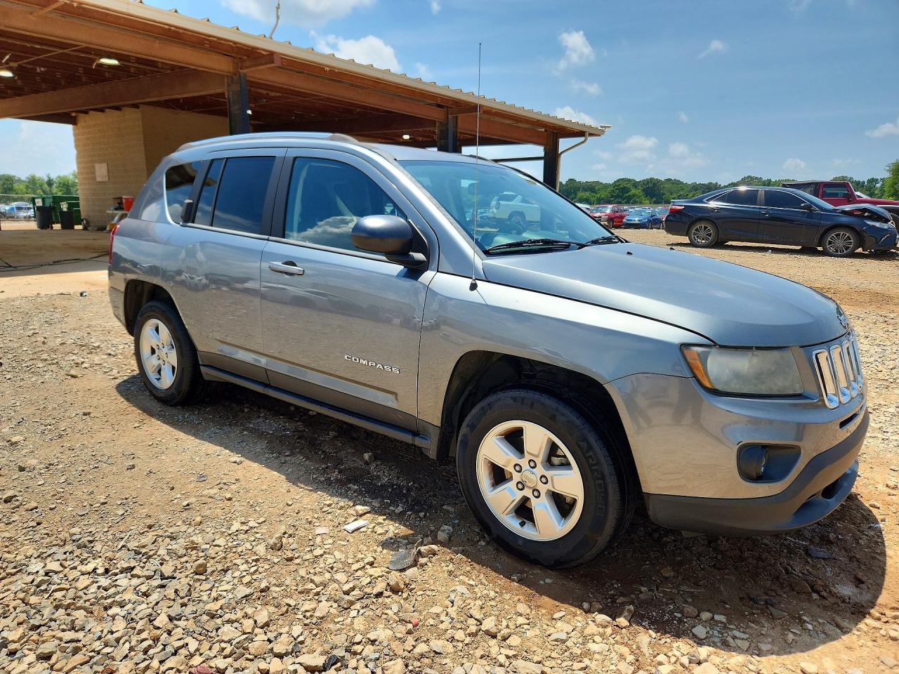2014 Jeep Compass Sport Gray vin: 1C4NJCBA3ED573226