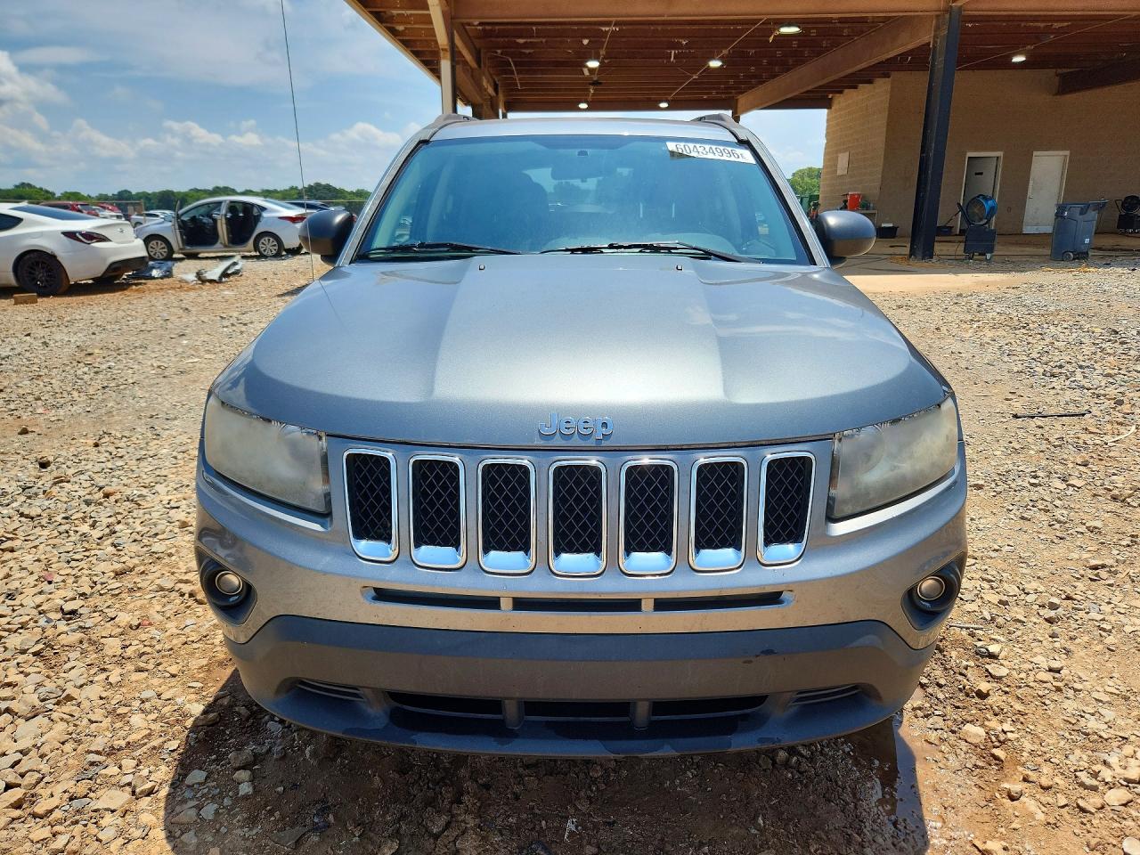 2014 Jeep Compass Sport Gray vin: 1C4NJCBA3ED573226