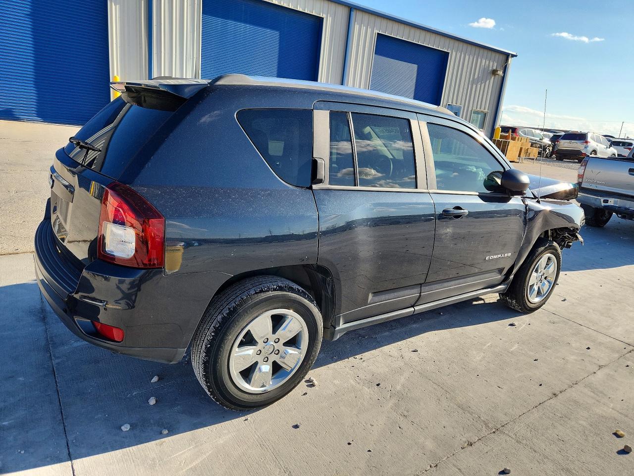 2014 Jeep Compass Sport Blue vin: 1C4NJCBA3ED595307