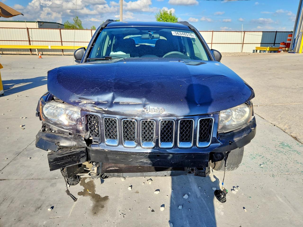 2014 Jeep Compass Sport Blue vin: 1C4NJCBA3ED595307