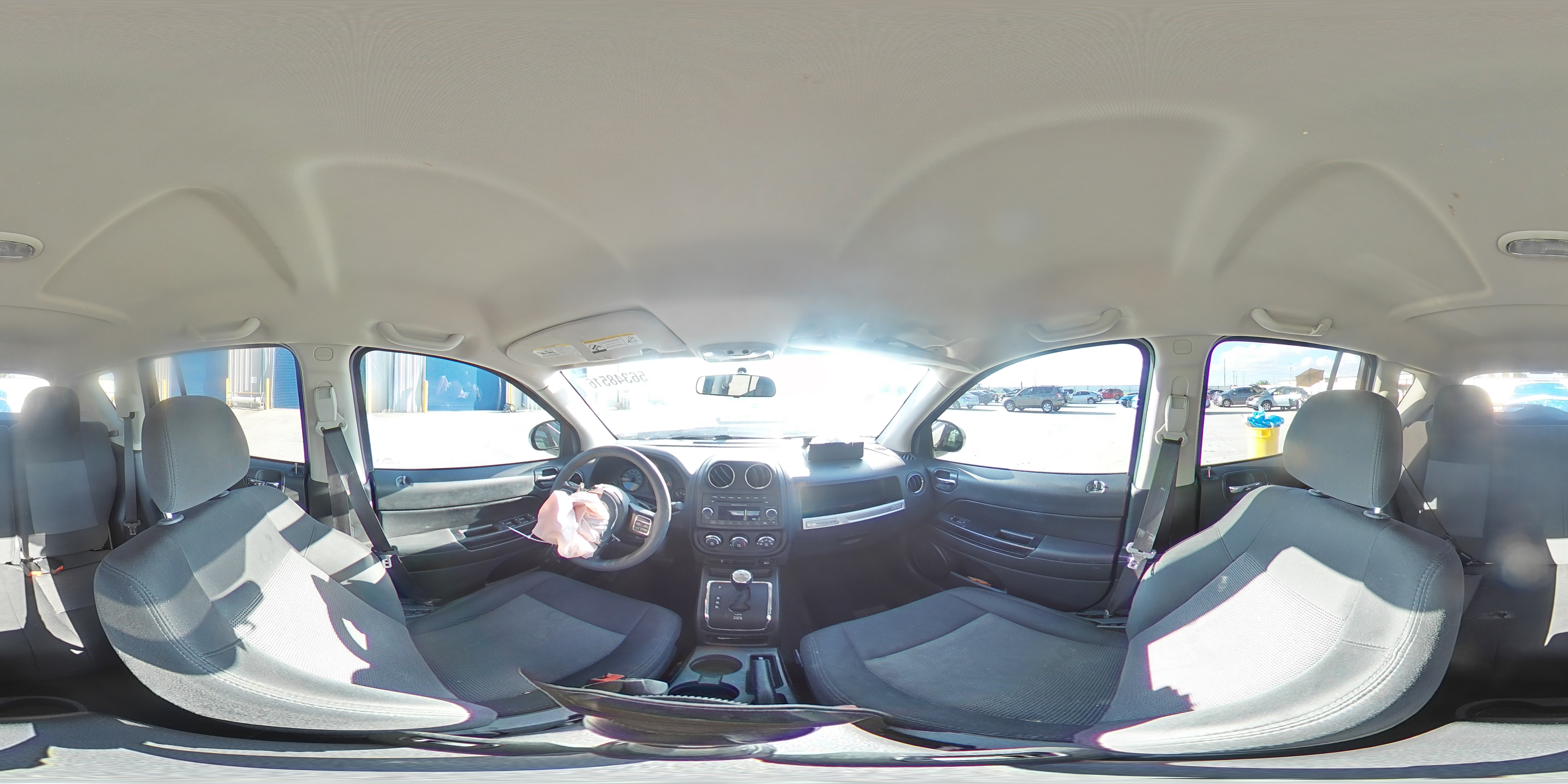 2014 Jeep Compass Sport Blue vin: 1C4NJCBA3ED595307