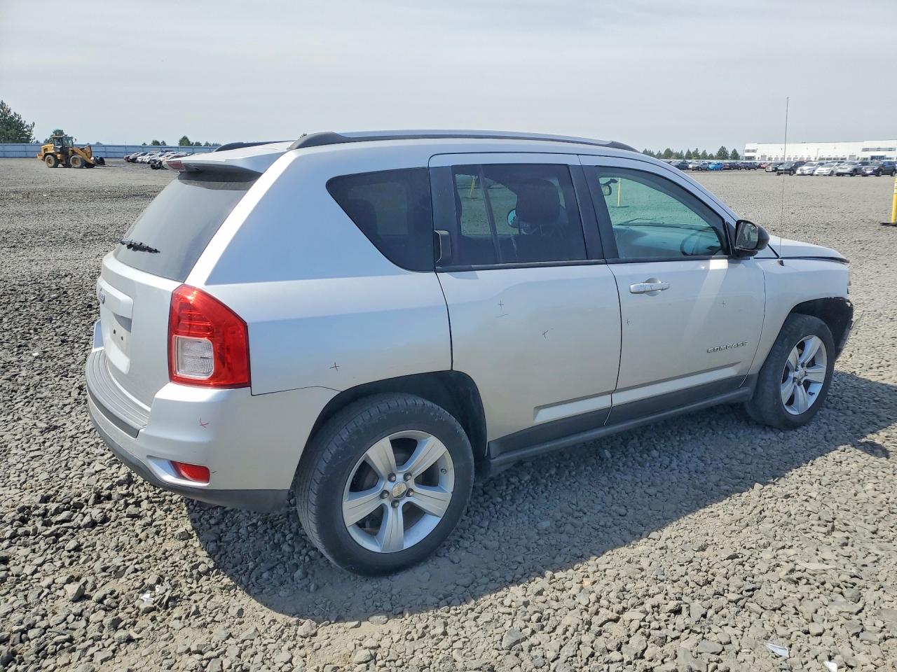 2012 Jeep Compass Sport Silver vin: 1C4NJCBA4CD557159
