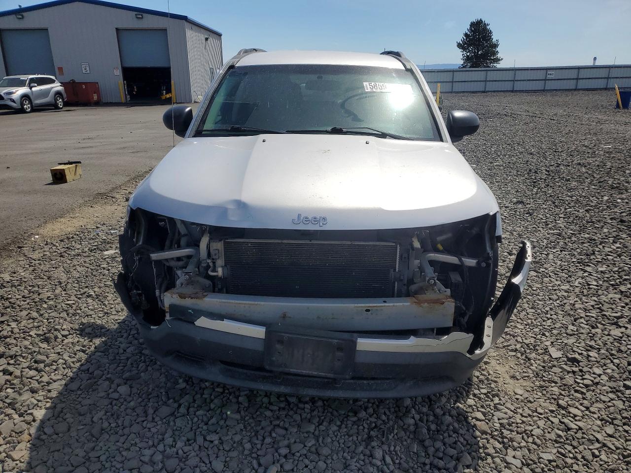 2012 Jeep Compass Sport Silver vin: 1C4NJCBA4CD557159