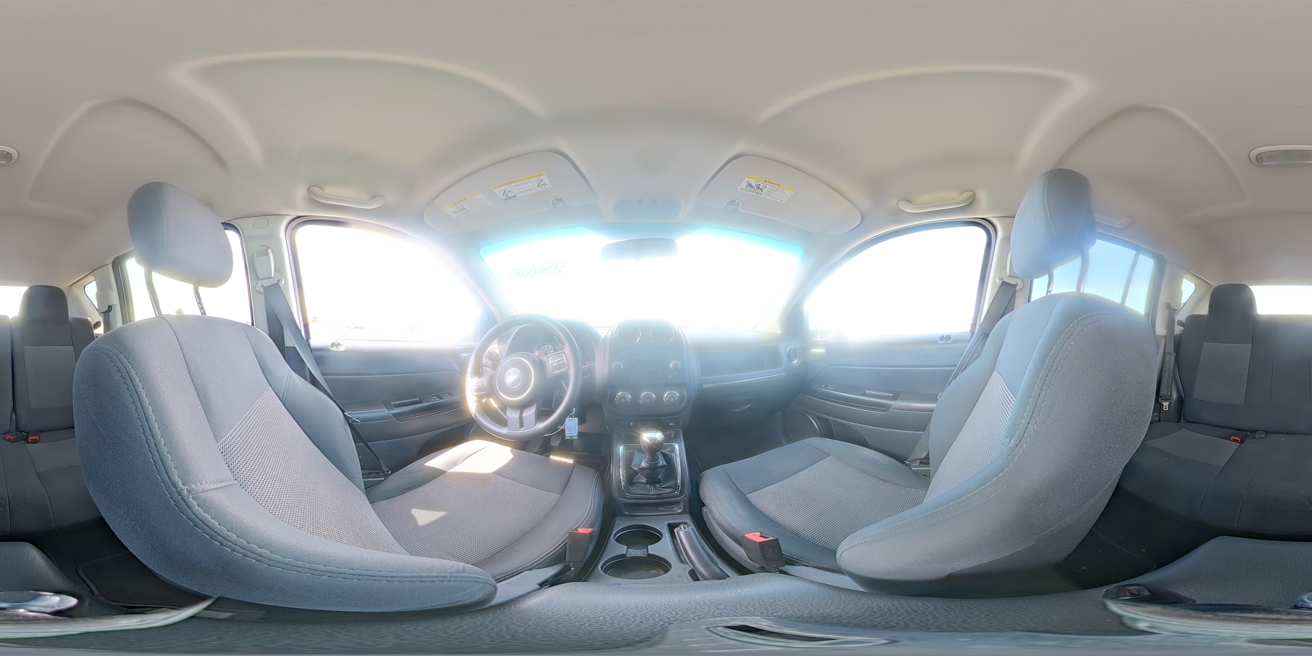 2012 Jeep Compass Sport Silver vin: 1C4NJCBA4CD557159