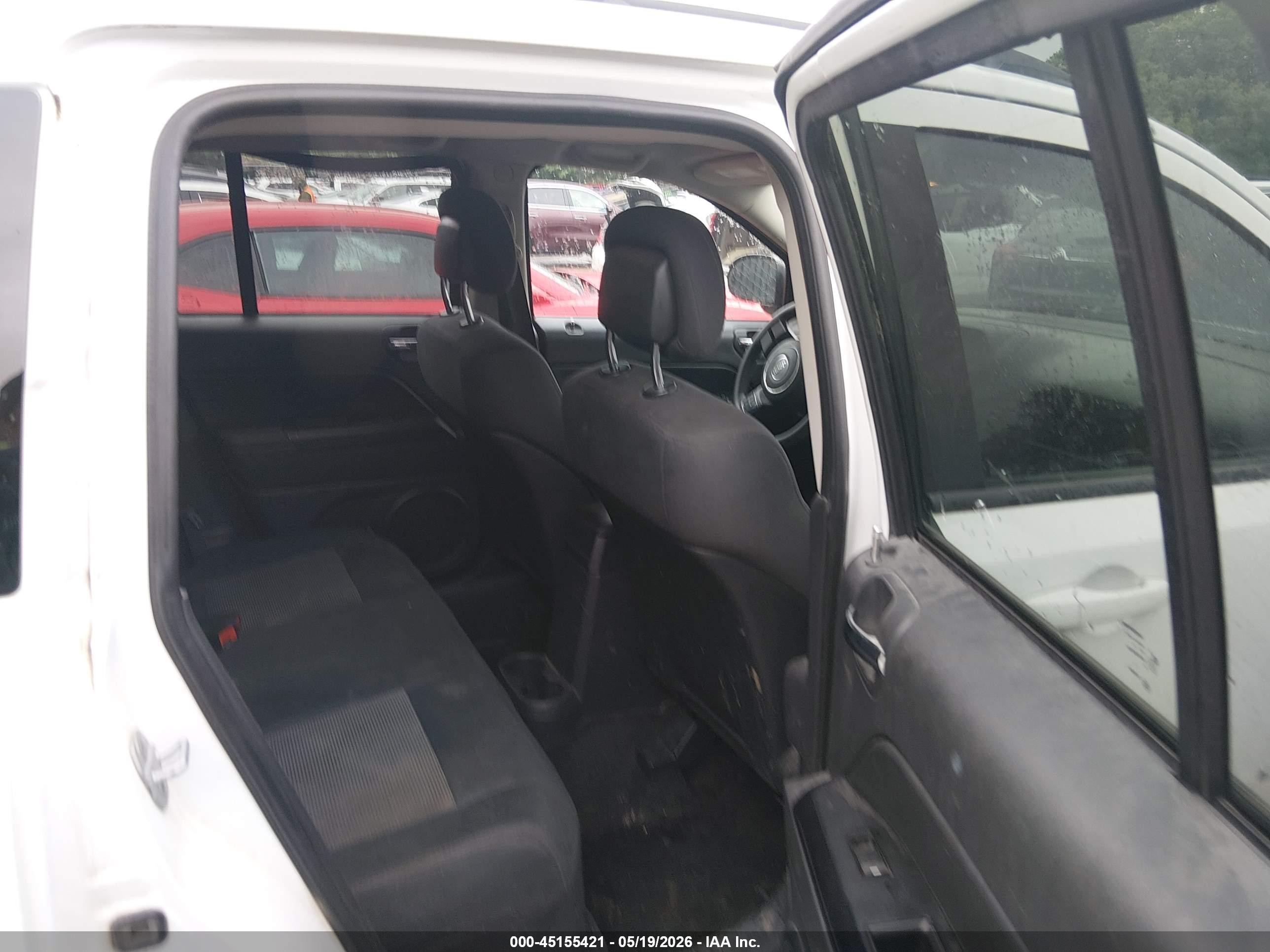 2012 Jeep Compass Sport White vin: 1C4NJCBA4CD684073