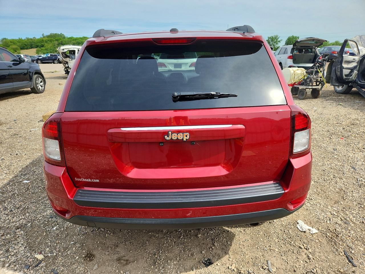 2014 Jeep Compass Sport Burgundy vin: 1C4NJCBA4ED549971