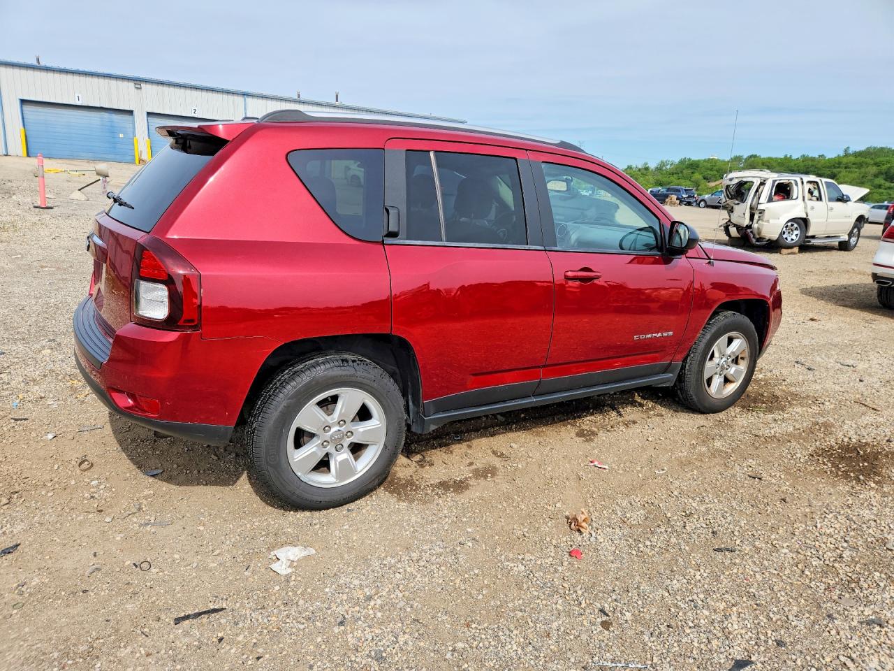 2014 Jeep Compass Sport Burgundy vin: 1C4NJCBA4ED549971