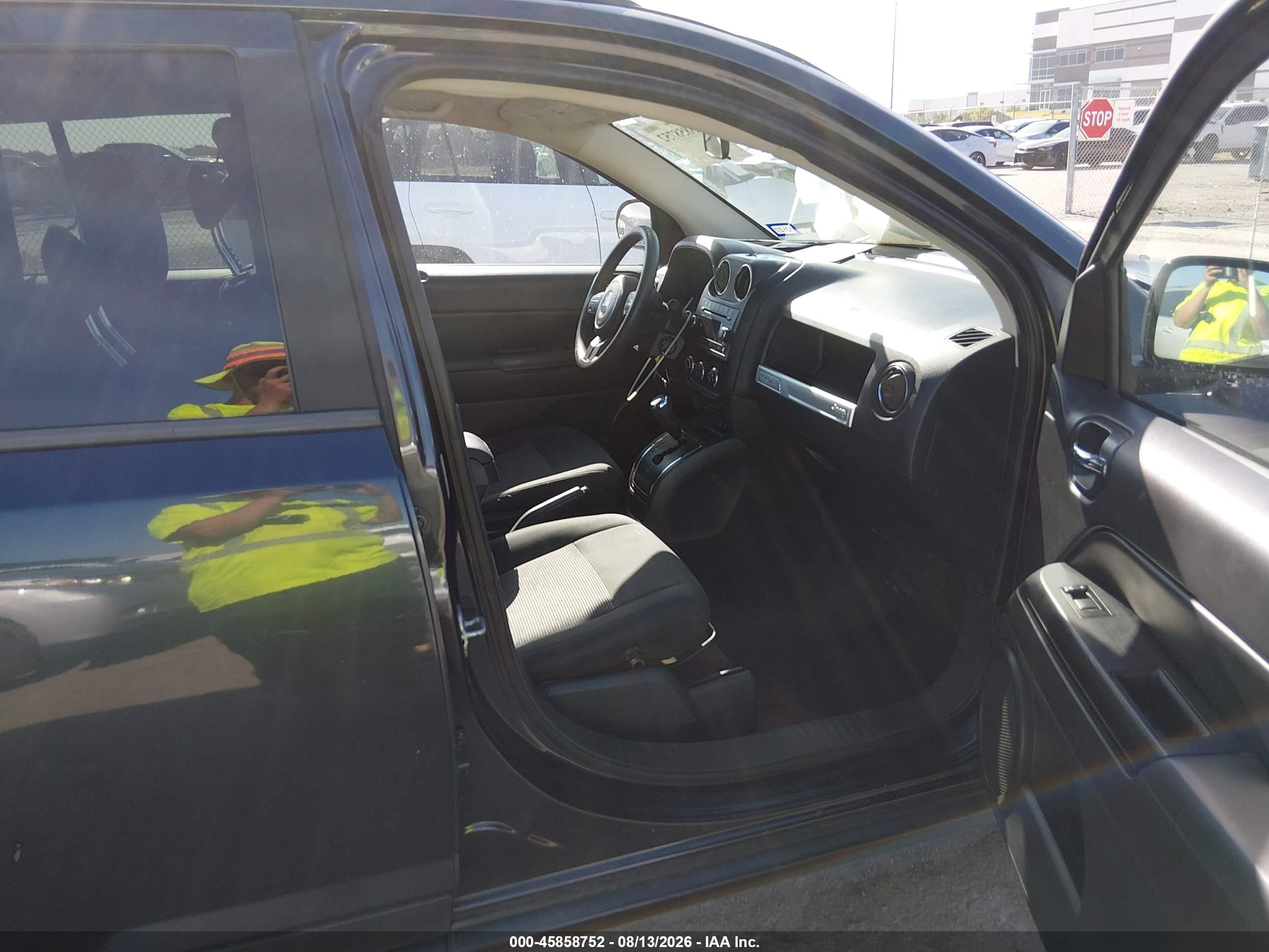 2014 Jeep Compass Sport Black vin: 1C4NJCBA4ED594733