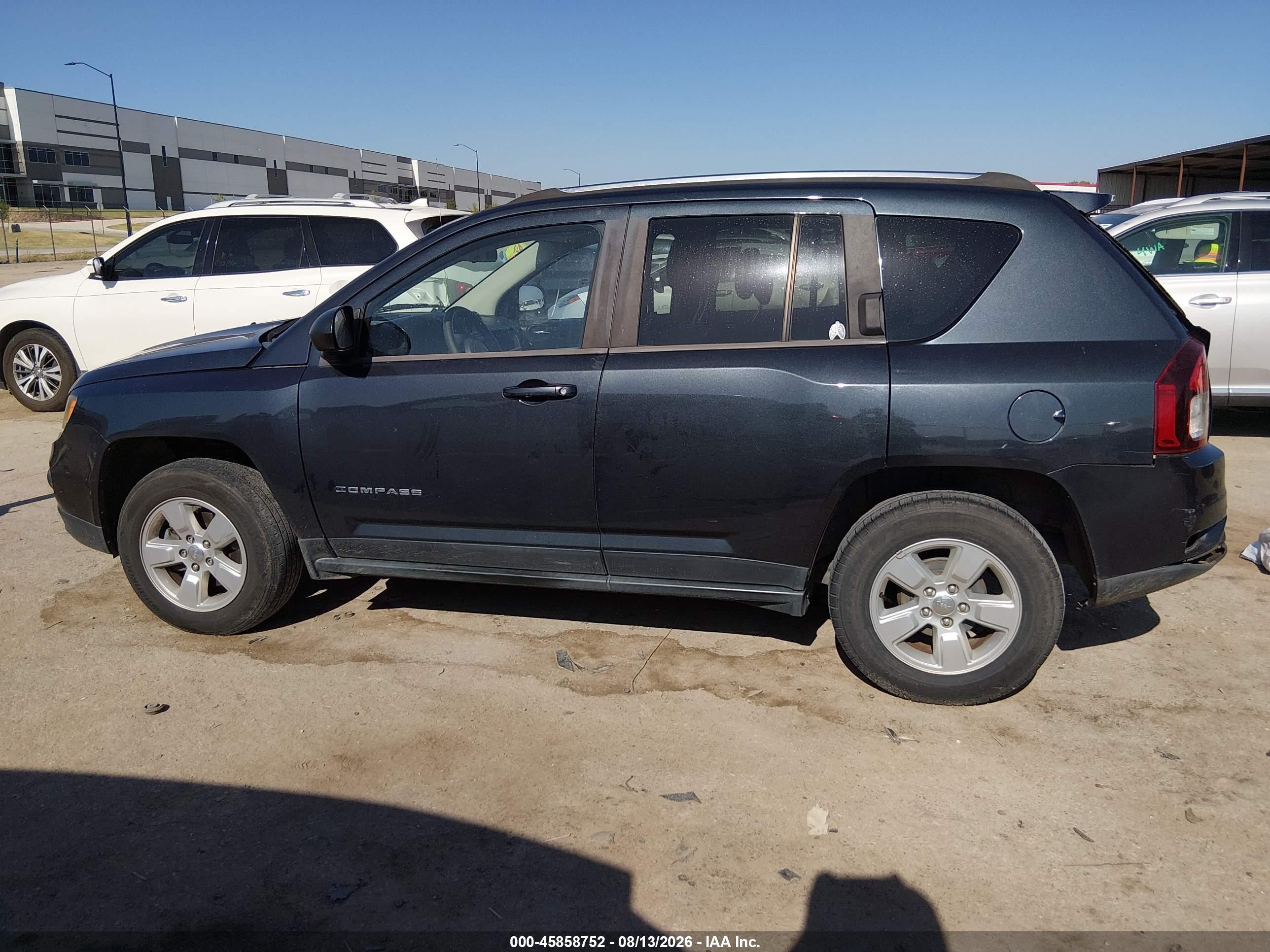2014 Jeep Compass Sport Black vin: 1C4NJCBA4ED594733