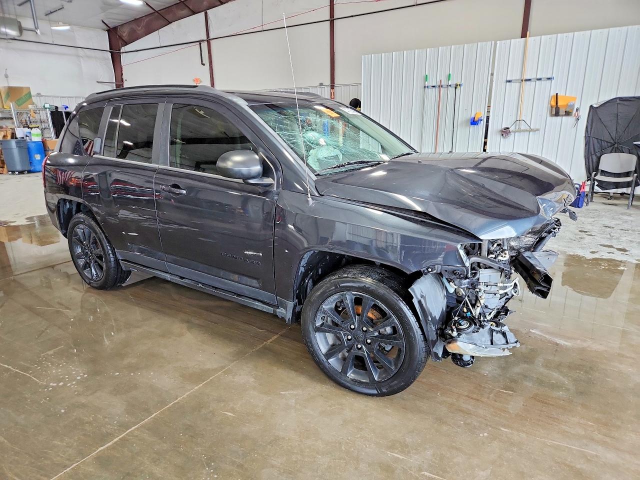 2014 Jeep Compass Sport Угольный vin: 1C4NJCBA4ED764220