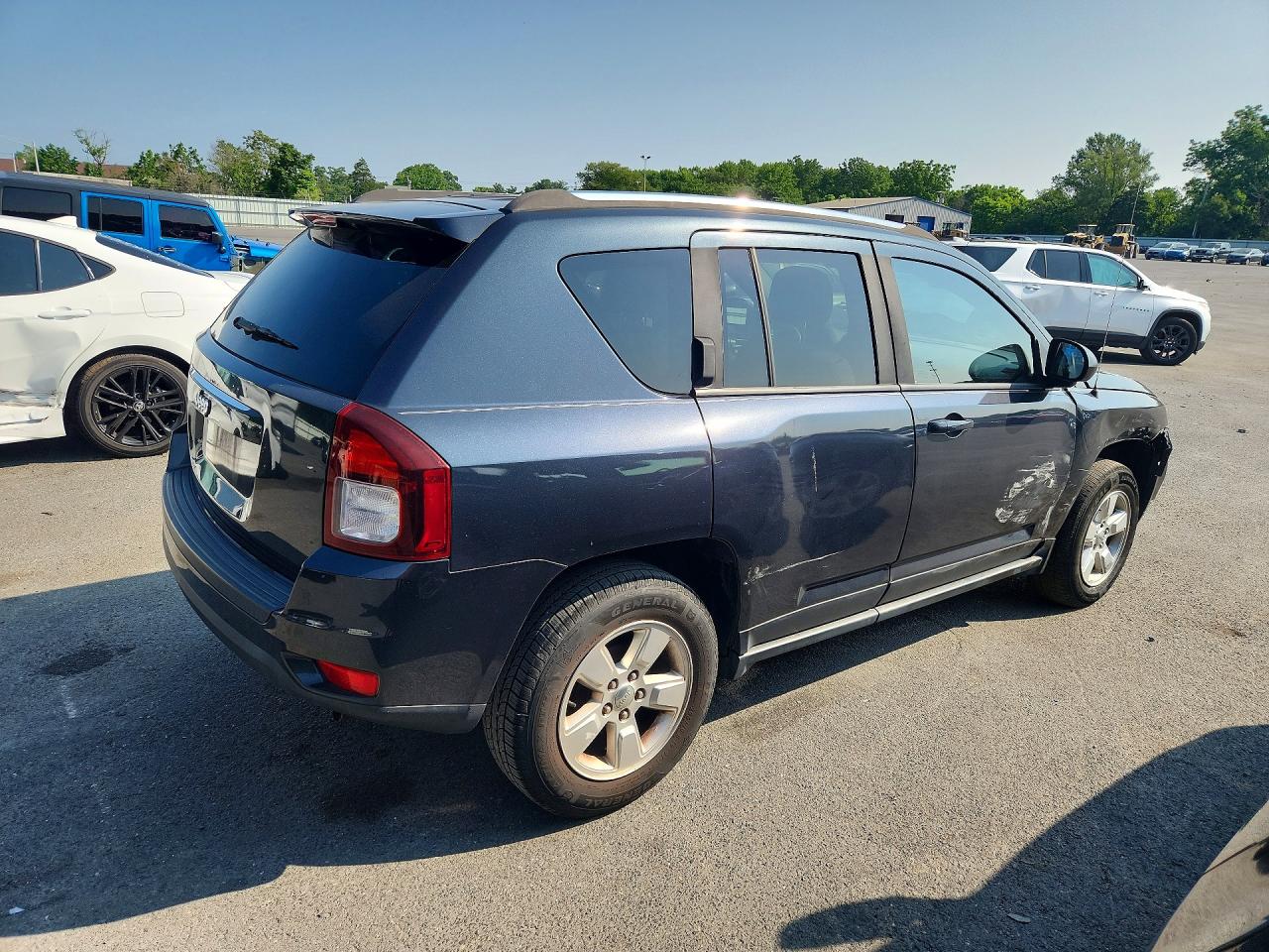 2014 Jeep Compass Sport Black vin: 1C4NJCBA4ED789313