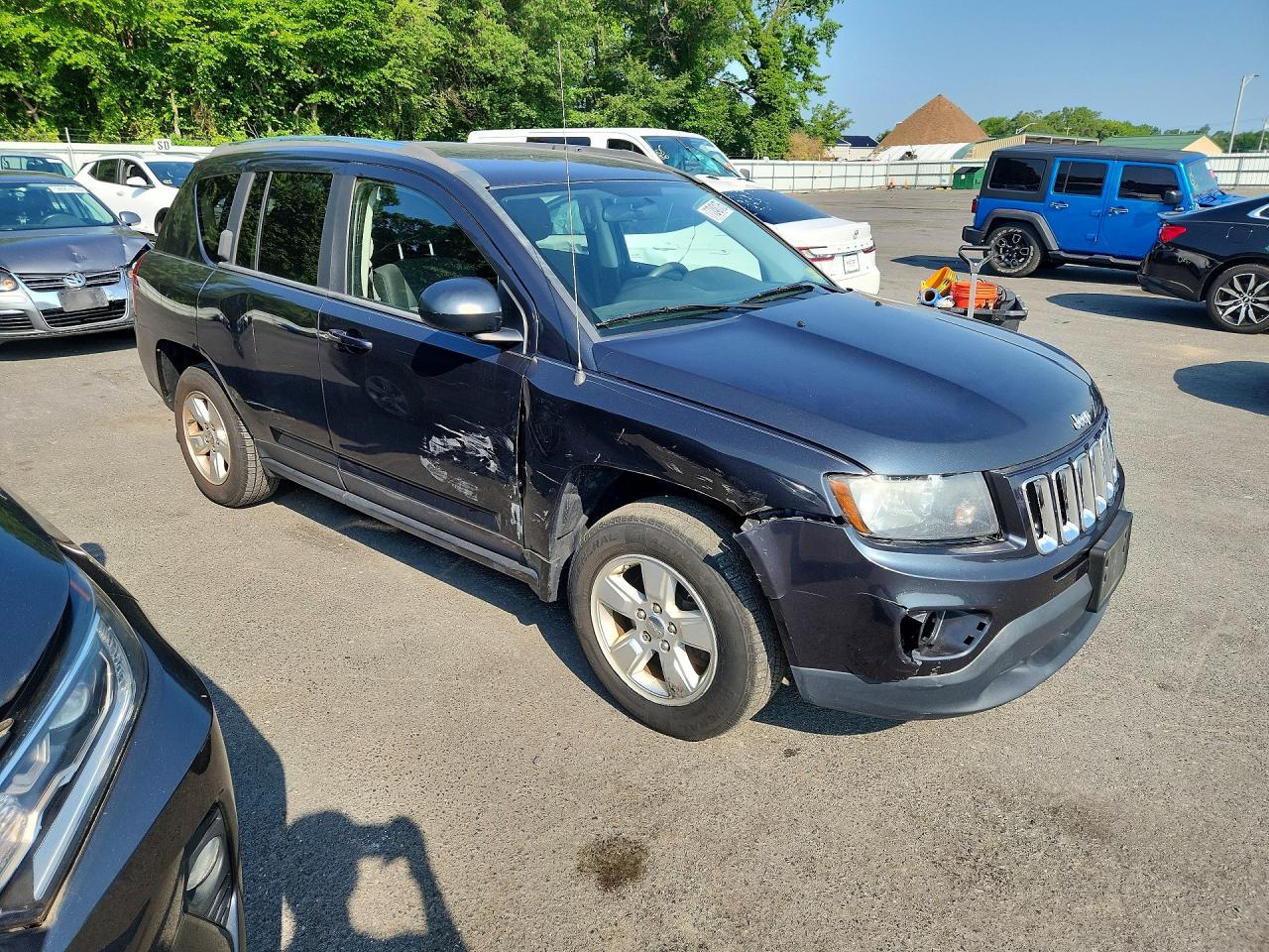 2014 Jeep Compass Sport Black vin: 1C4NJCBA4ED789313