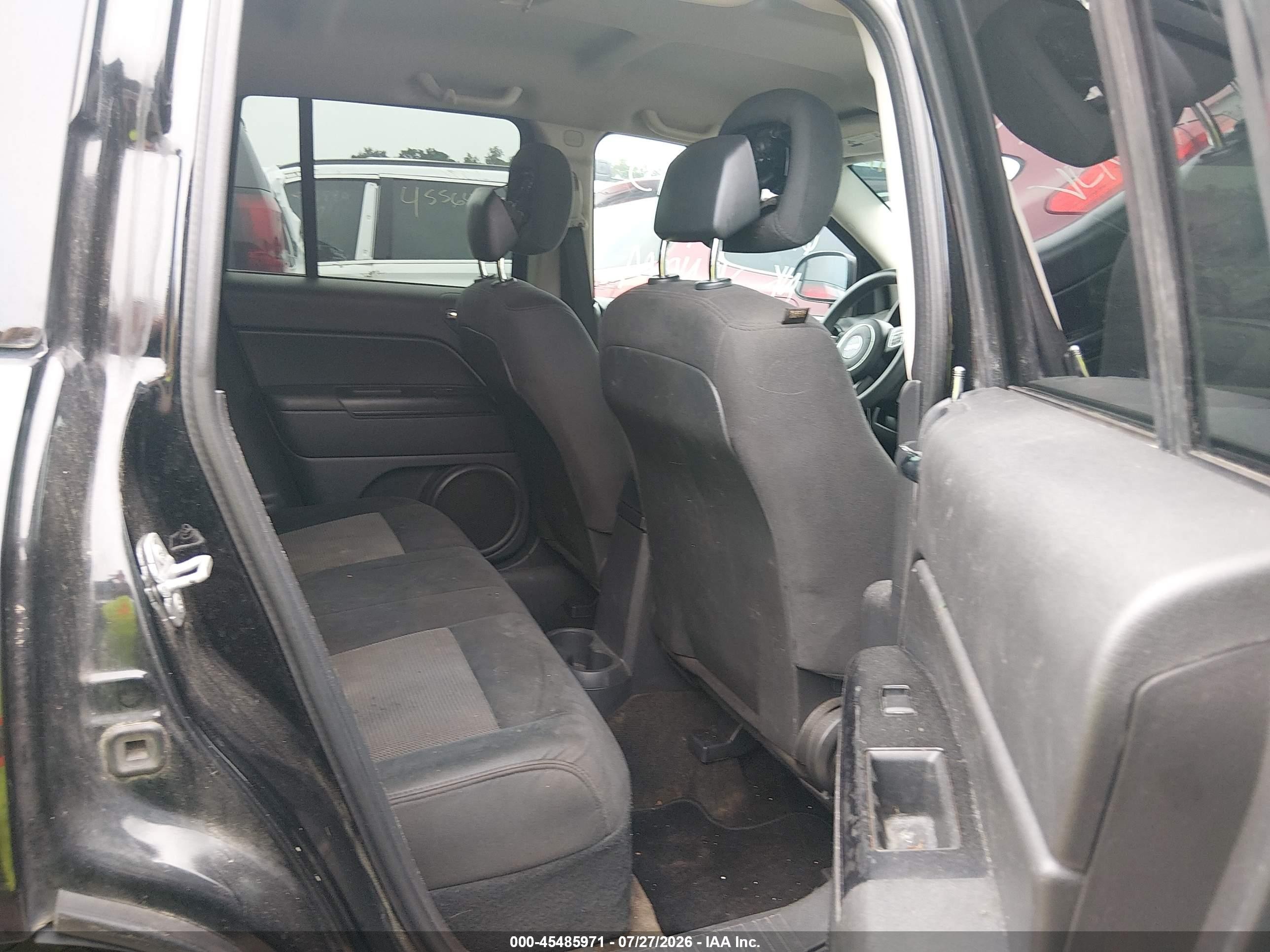 2014 Jeep Compass Sport Black vin: 1C4NJCBA4ED844293