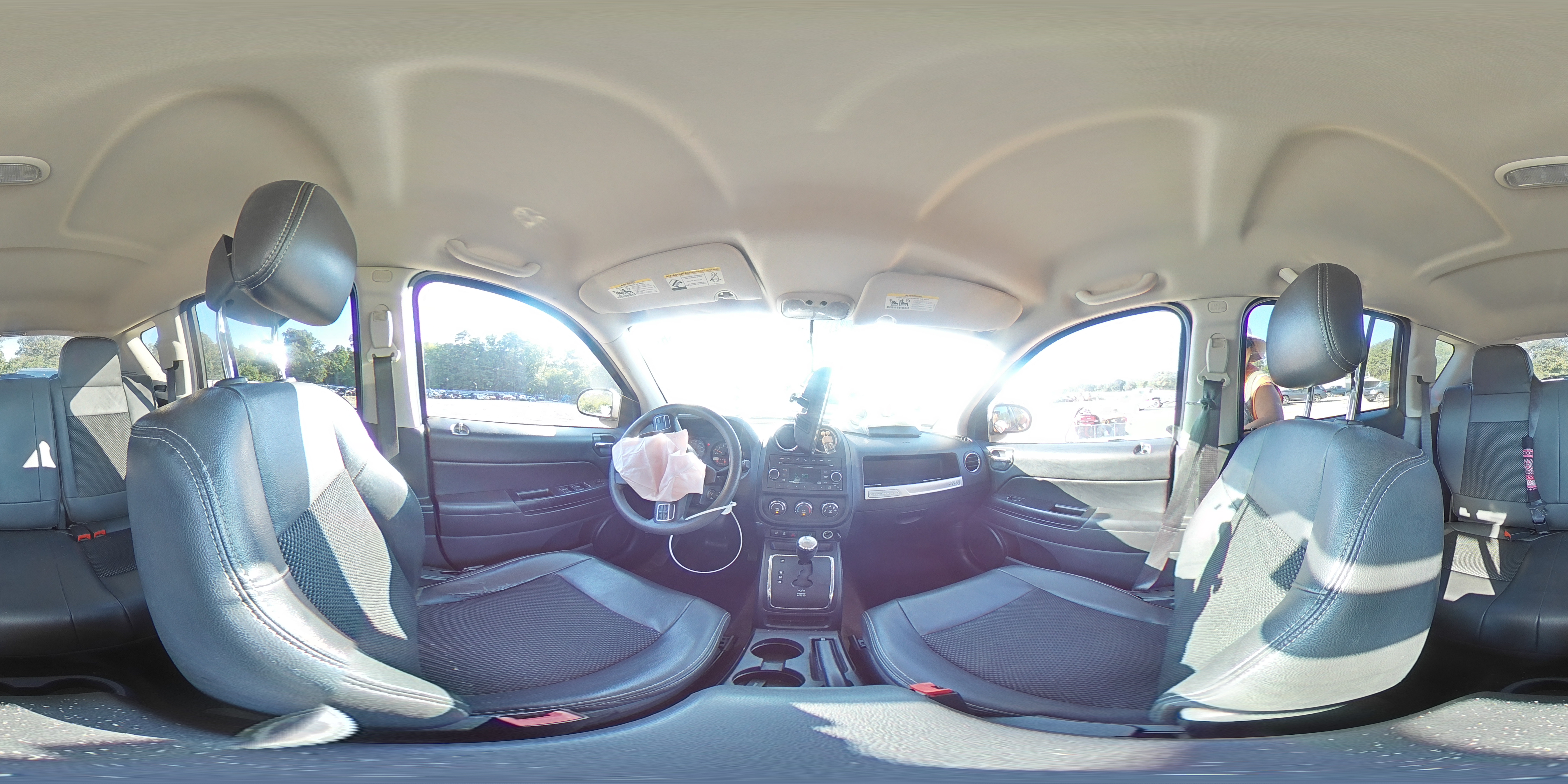 2014 Jeep Compass Sport Gray vin: 1C4NJCBA4ED900118