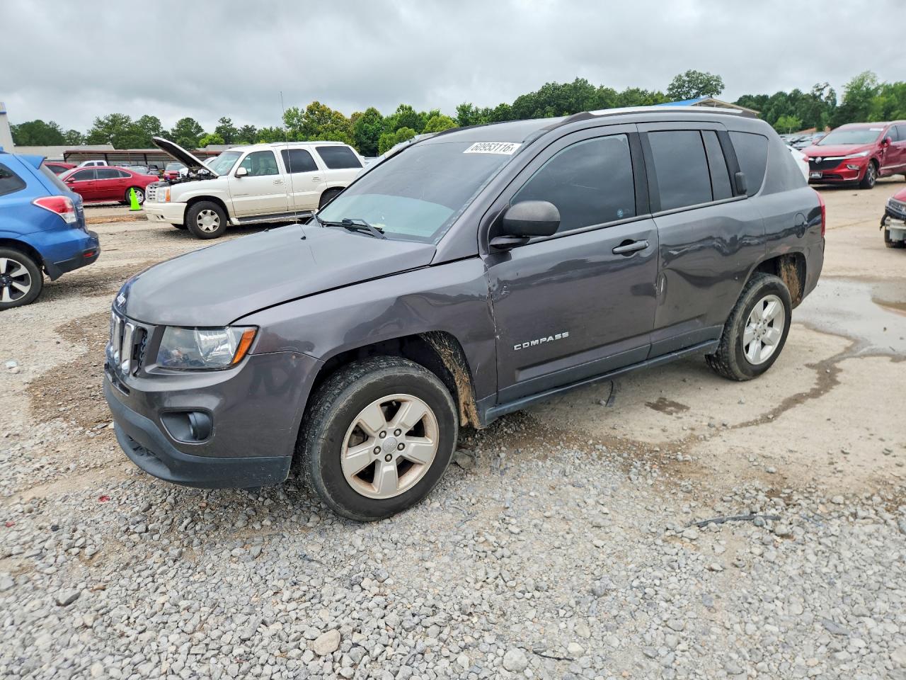 2015 Jeep Compass Sport Black vin: 1C4NJCBA4FD124297