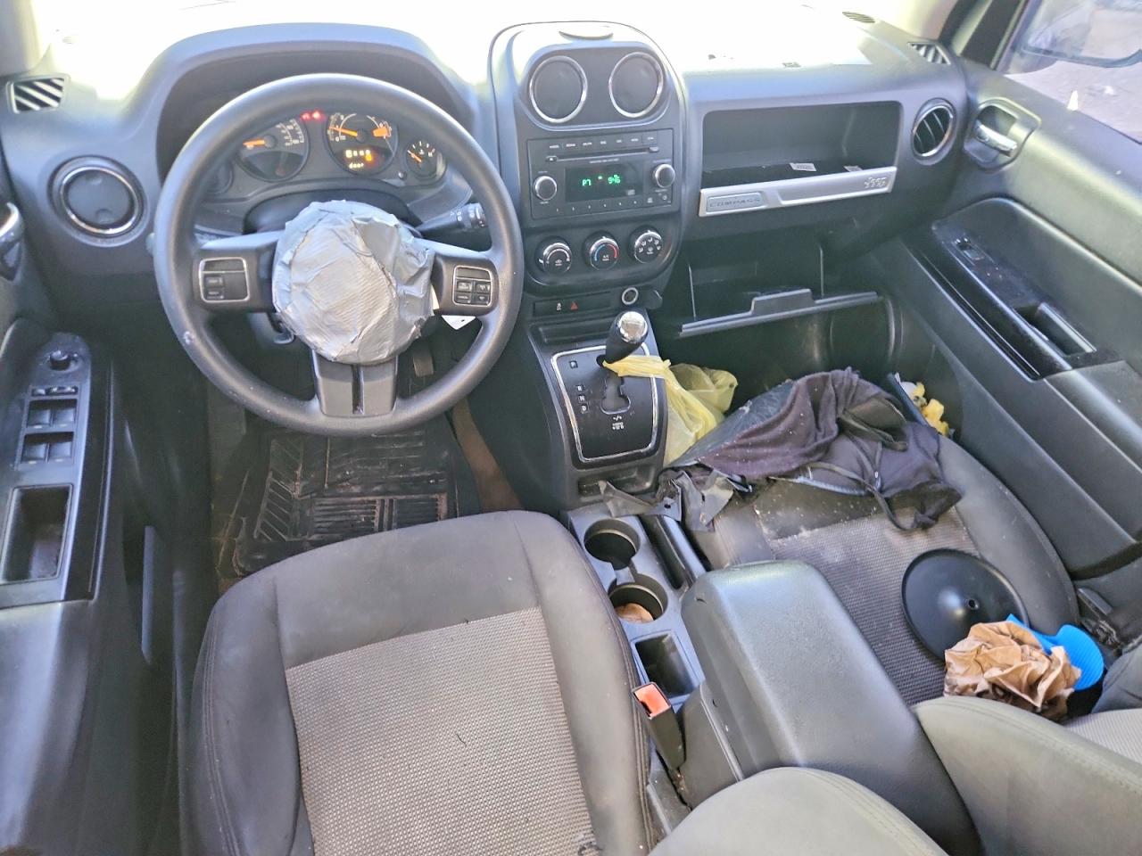 2015 Jeep Compass Sport Black vin: 1C4NJCBA4FD124297