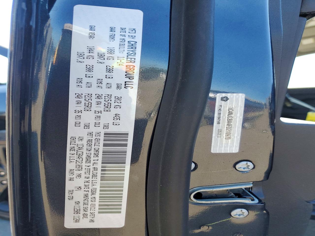 2015 Jeep Compass Sport Gray vin: 1C4NJCBA4FD210970