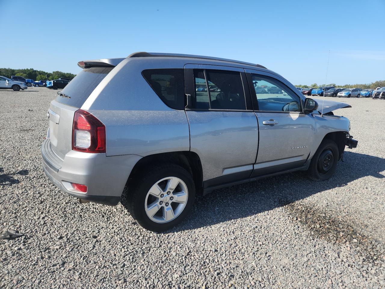 2015 Jeep Compass Sport Silver vin: 1C4NJCBA4FD262387