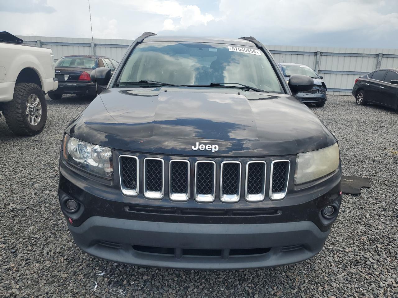 2015 Jeep Compass Sport Черный vin: 1C4NJCBA4FD318201