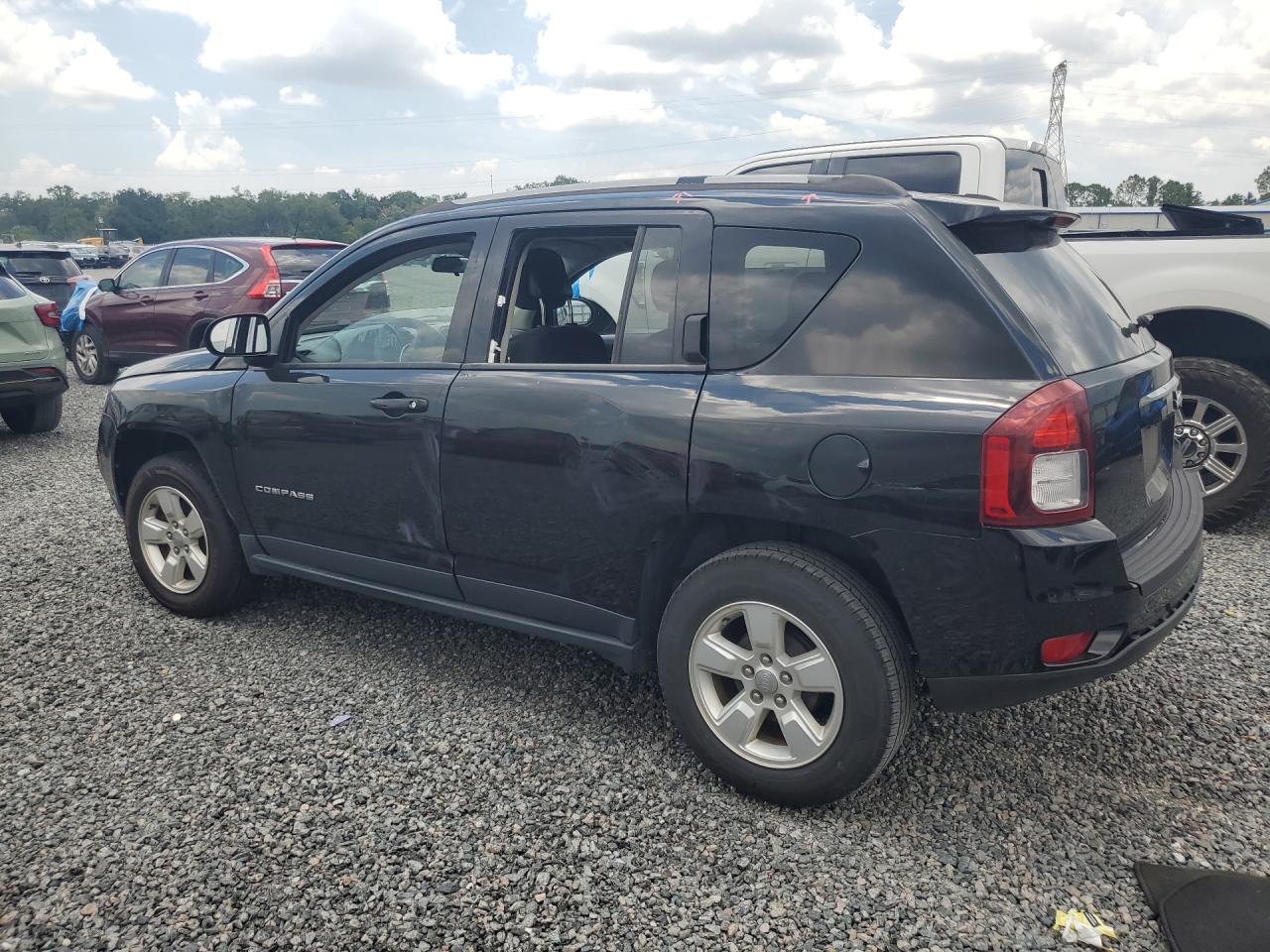 2015 Jeep Compass Sport Черный vin: 1C4NJCBA4FD318201