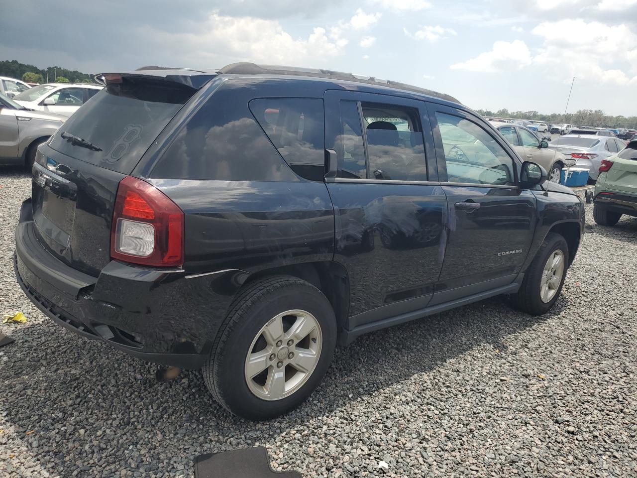 2015 Jeep Compass Sport Черный vin: 1C4NJCBA4FD318201