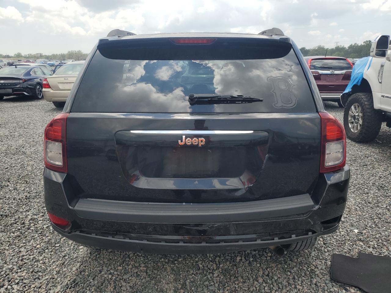 2015 Jeep Compass Sport Черный vin: 1C4NJCBA4FD318201