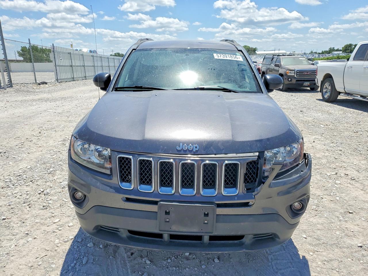2015 Jeep Compass Sport Gray vin: 1C4NJCBA4FD325794
