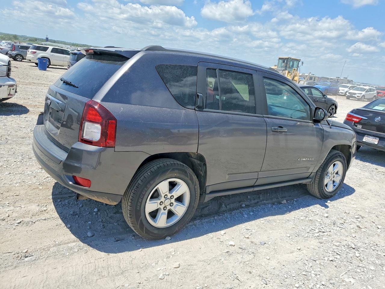 2015 Jeep Compass Sport Gray vin: 1C4NJCBA4FD325794