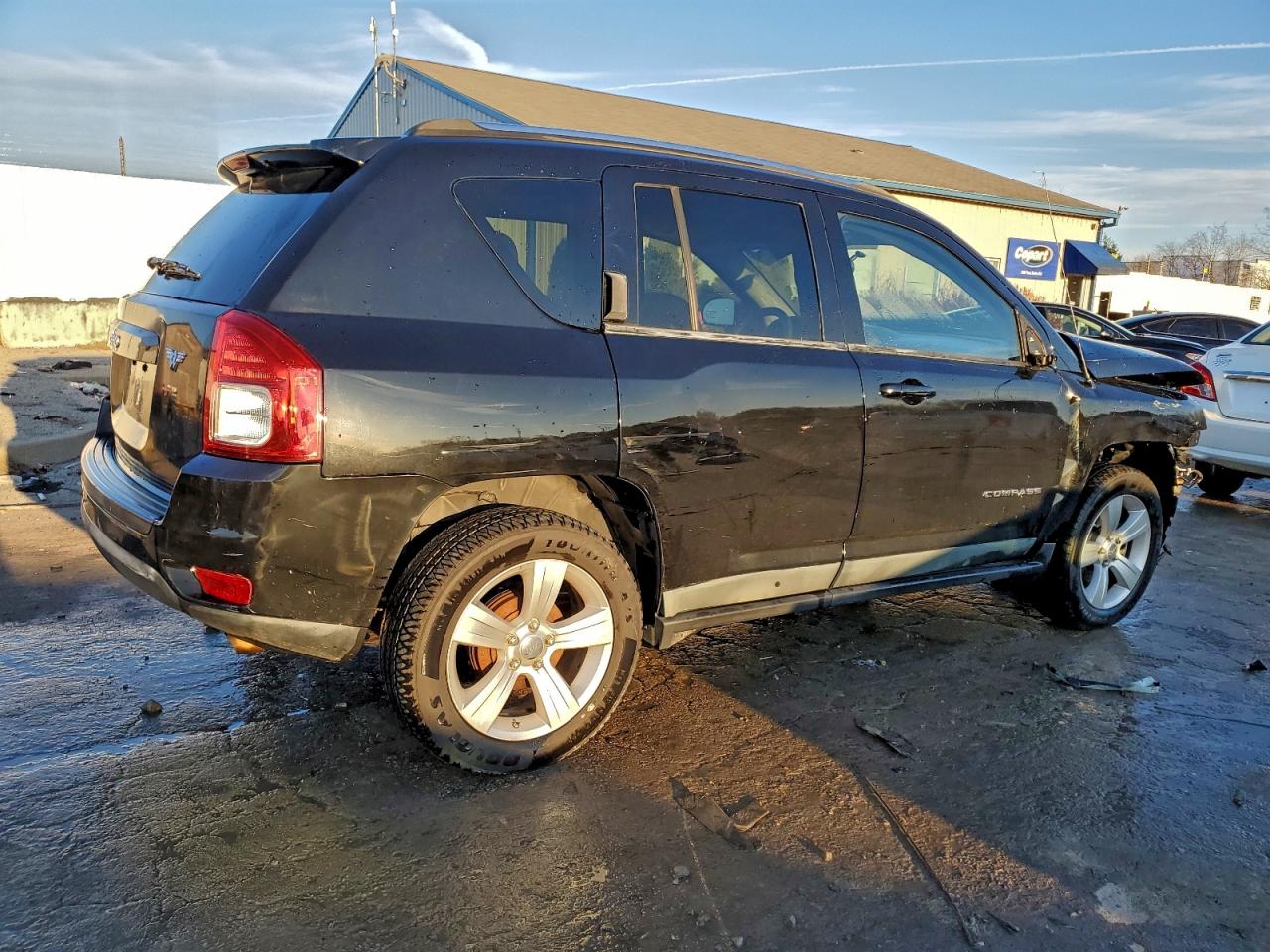 2012 Jeep Compass Sport Черный vin: 1C4NJCBA5CD502512