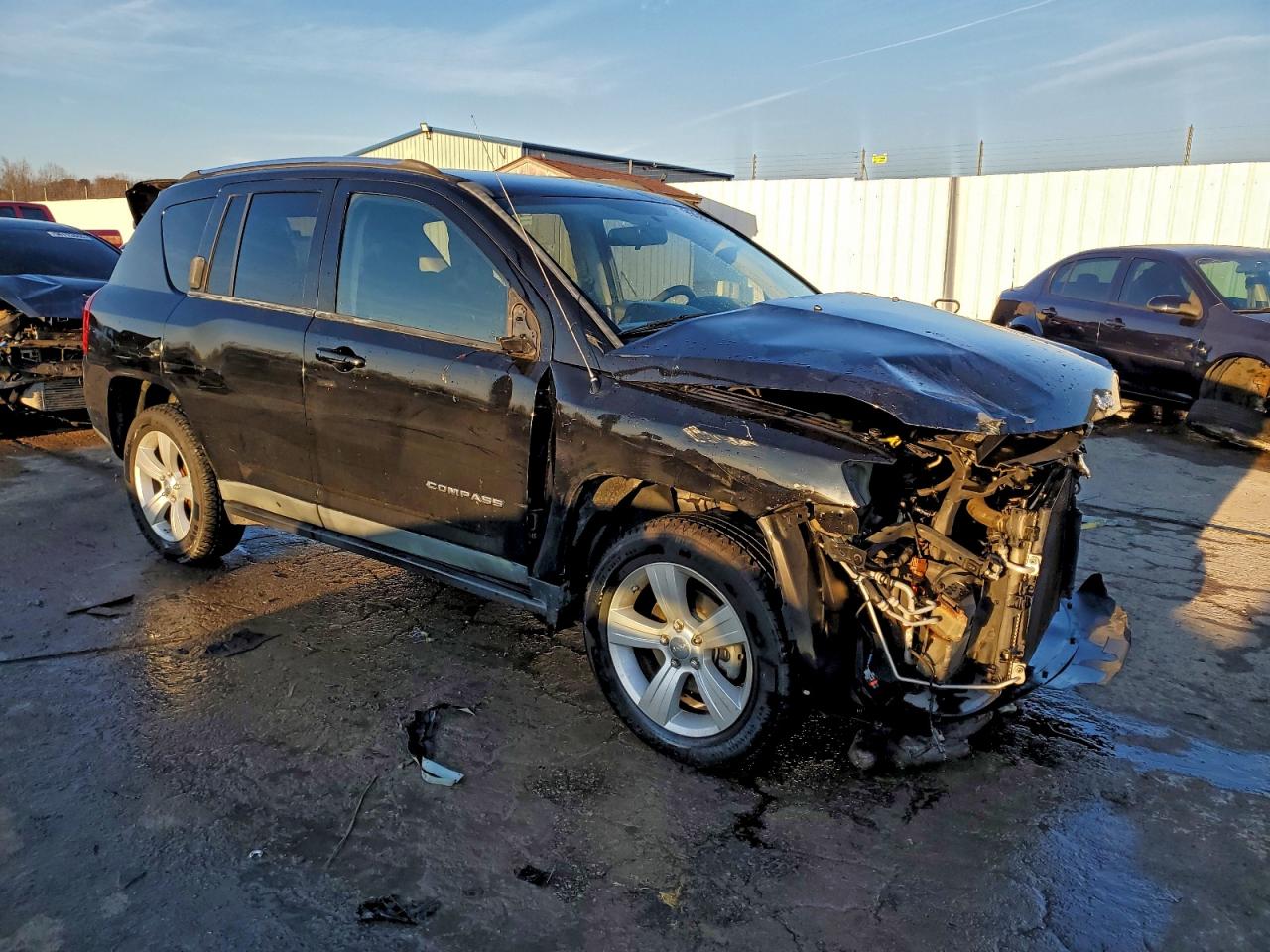 2012 Jeep Compass Sport Черный vin: 1C4NJCBA5CD502512