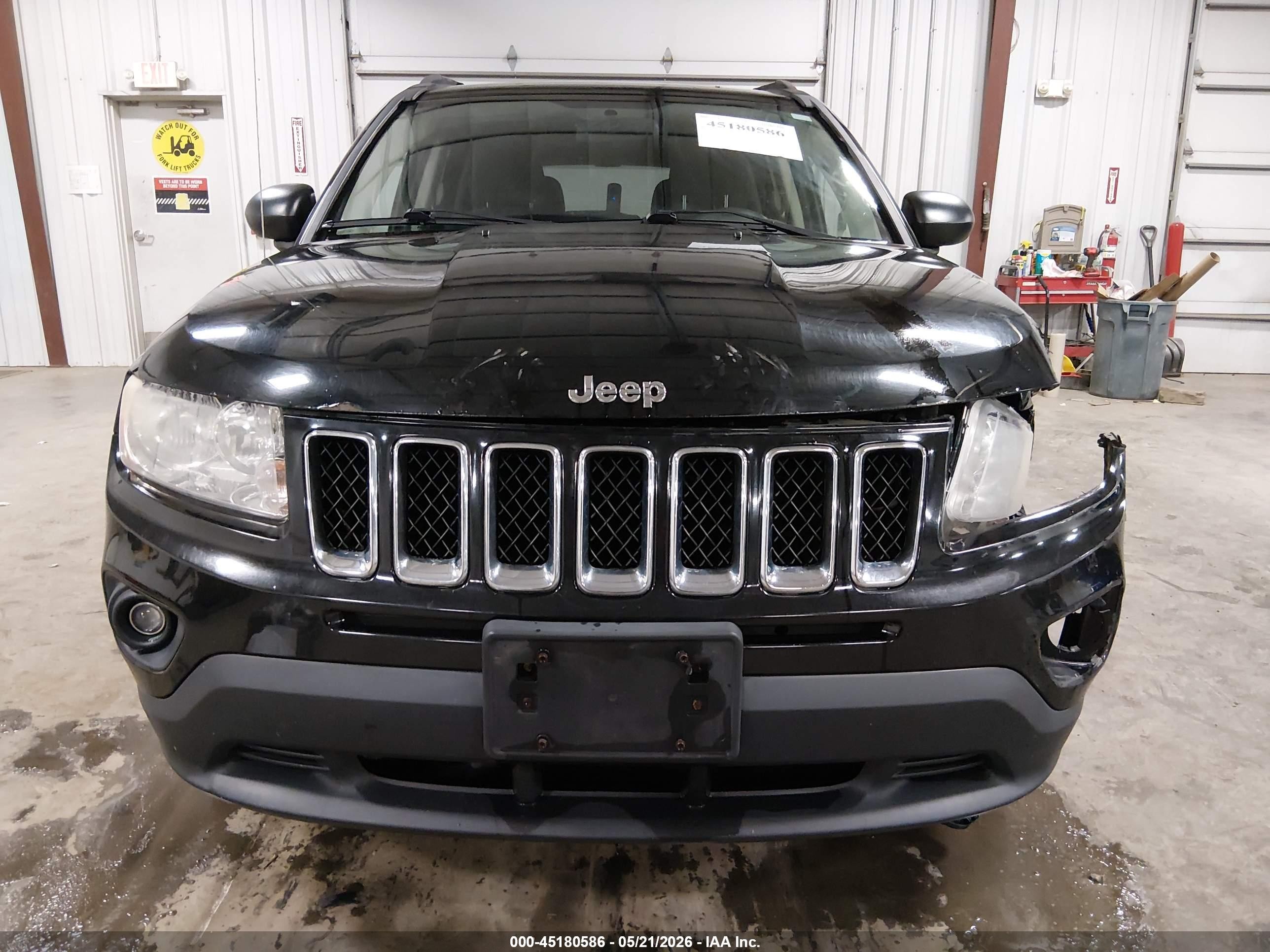 2013 Jeep Compass Sport Black vin: 1C4NJCBA5DD165857