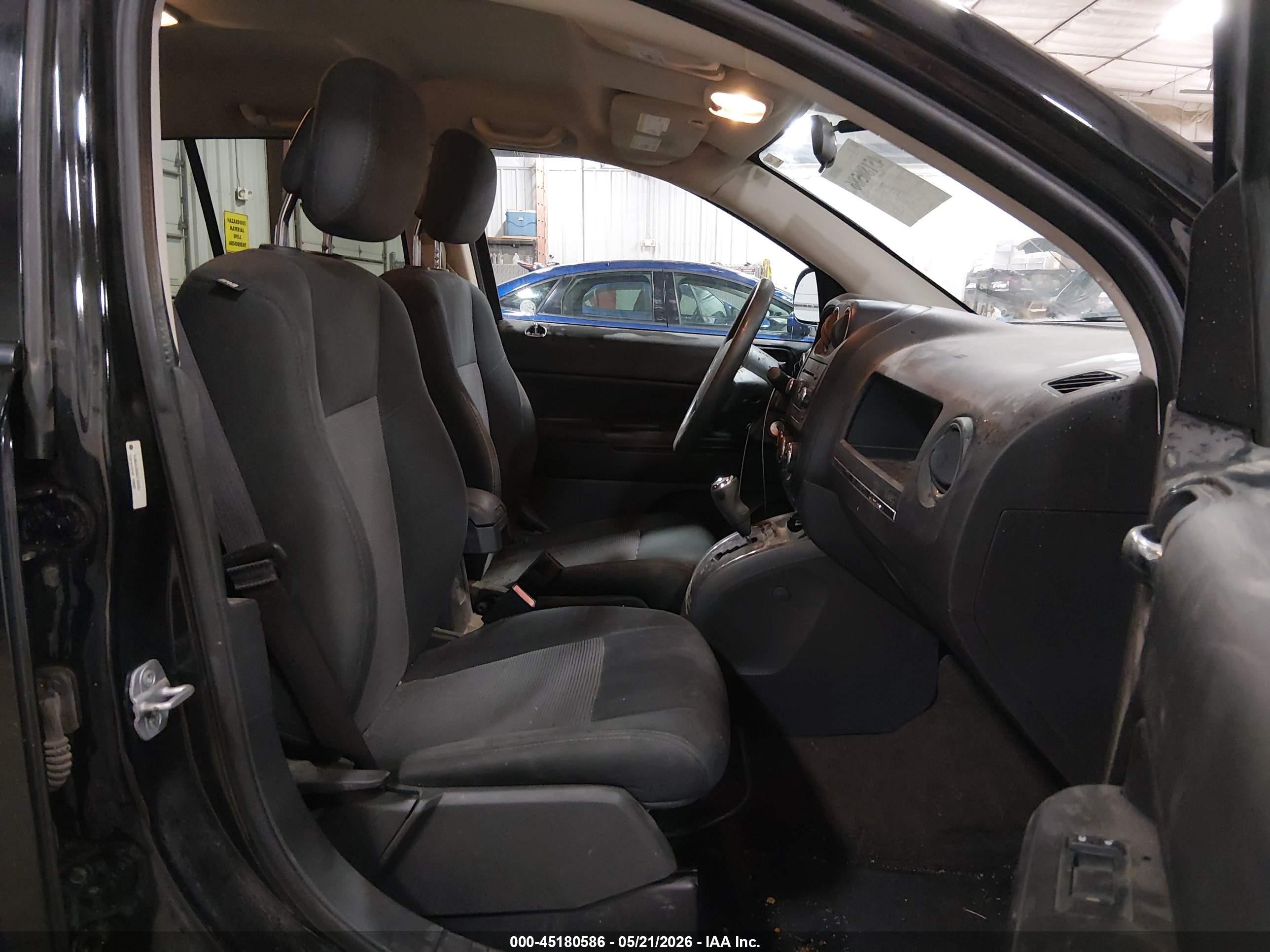 2013 Jeep Compass Sport Black vin: 1C4NJCBA5DD165857