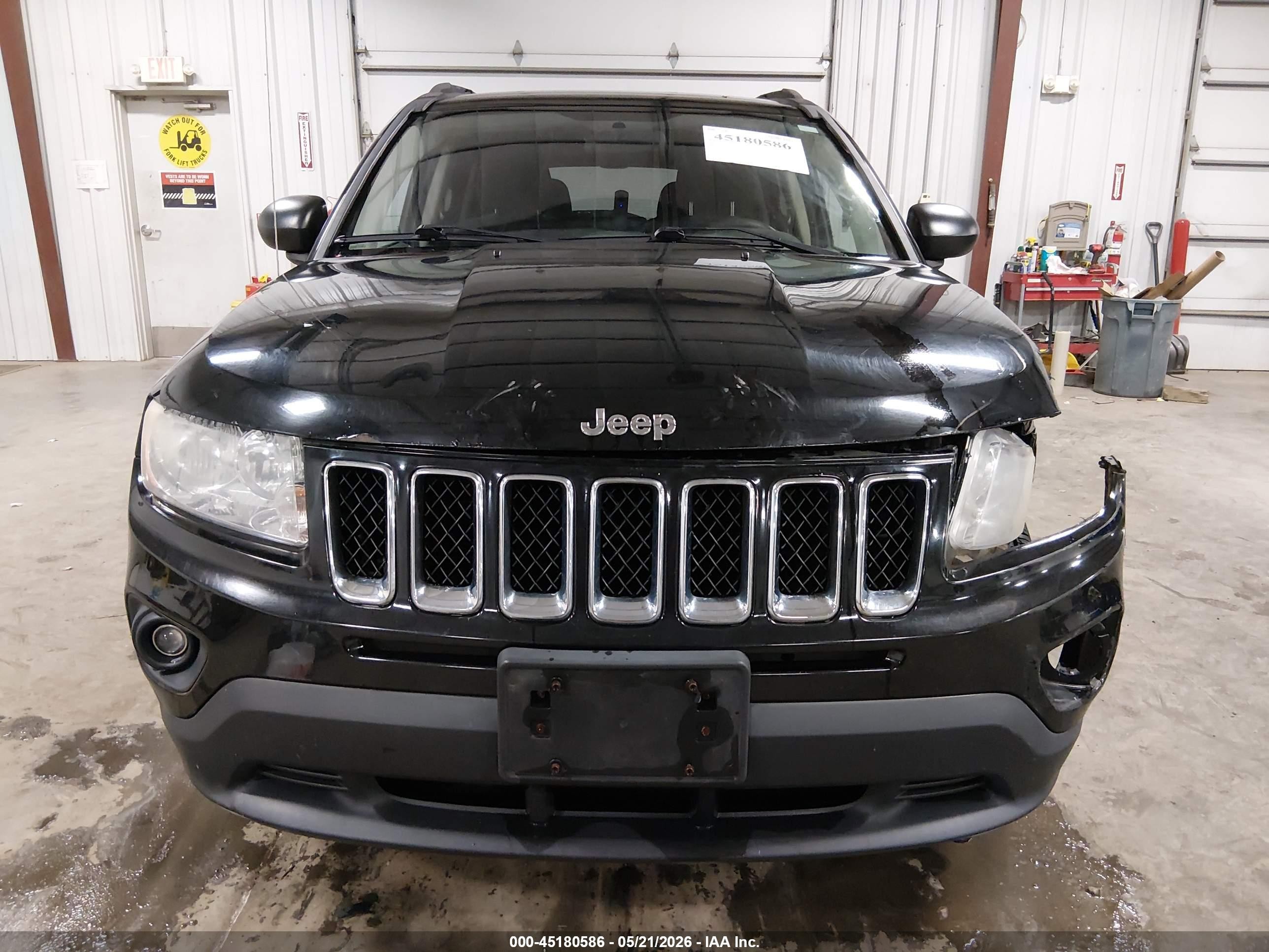 2013 Jeep Compass Sport Black vin: 1C4NJCBA5DD165857