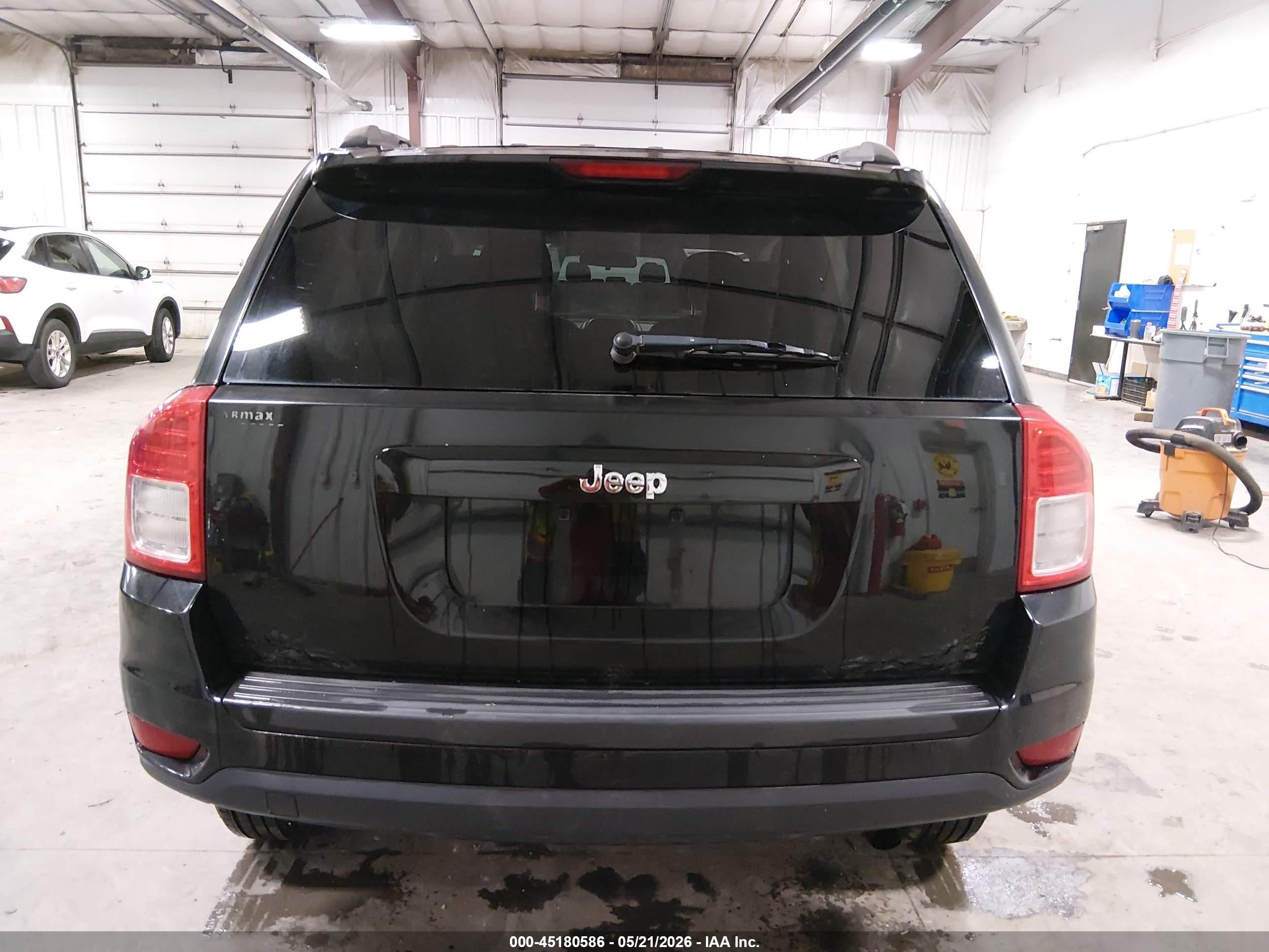 2013 Jeep Compass Sport Black vin: 1C4NJCBA5DD165857