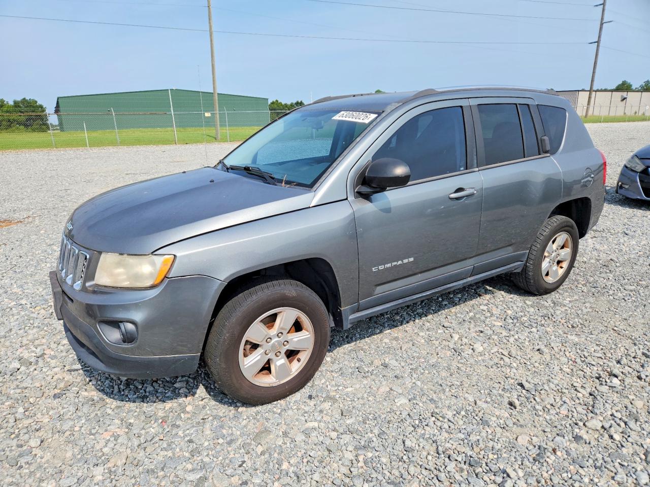 2013 Jeep Compass Sport Серебряный vin: 1C4NJCBA5DD264873
