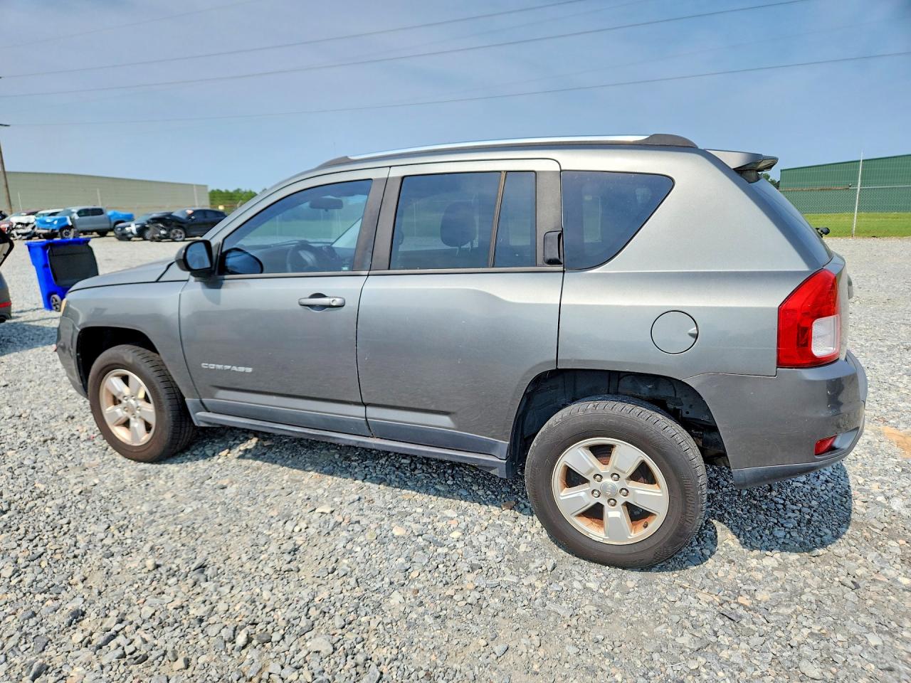 2013 Jeep Compass Sport Silver vin: 1C4NJCBA5DD264873