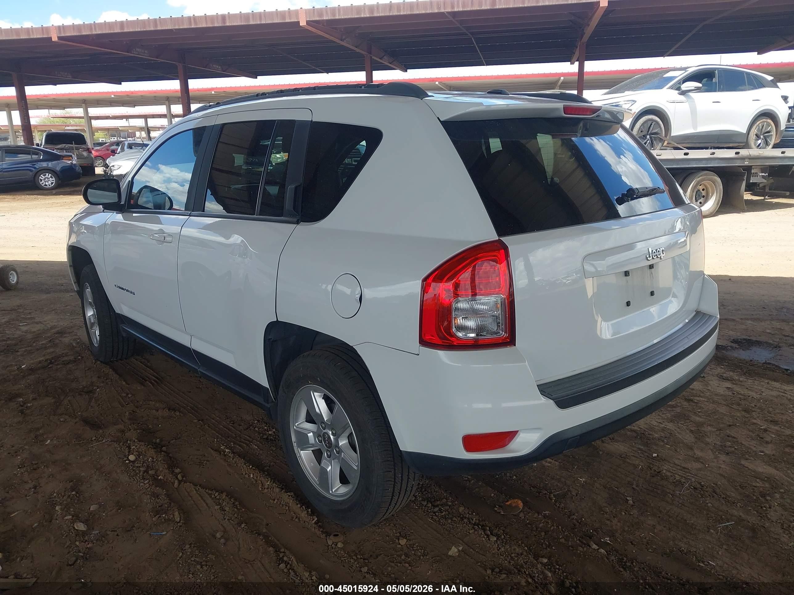 2013 Jeep Compass Sport Белый vin: 1C4NJCBA5DD265683