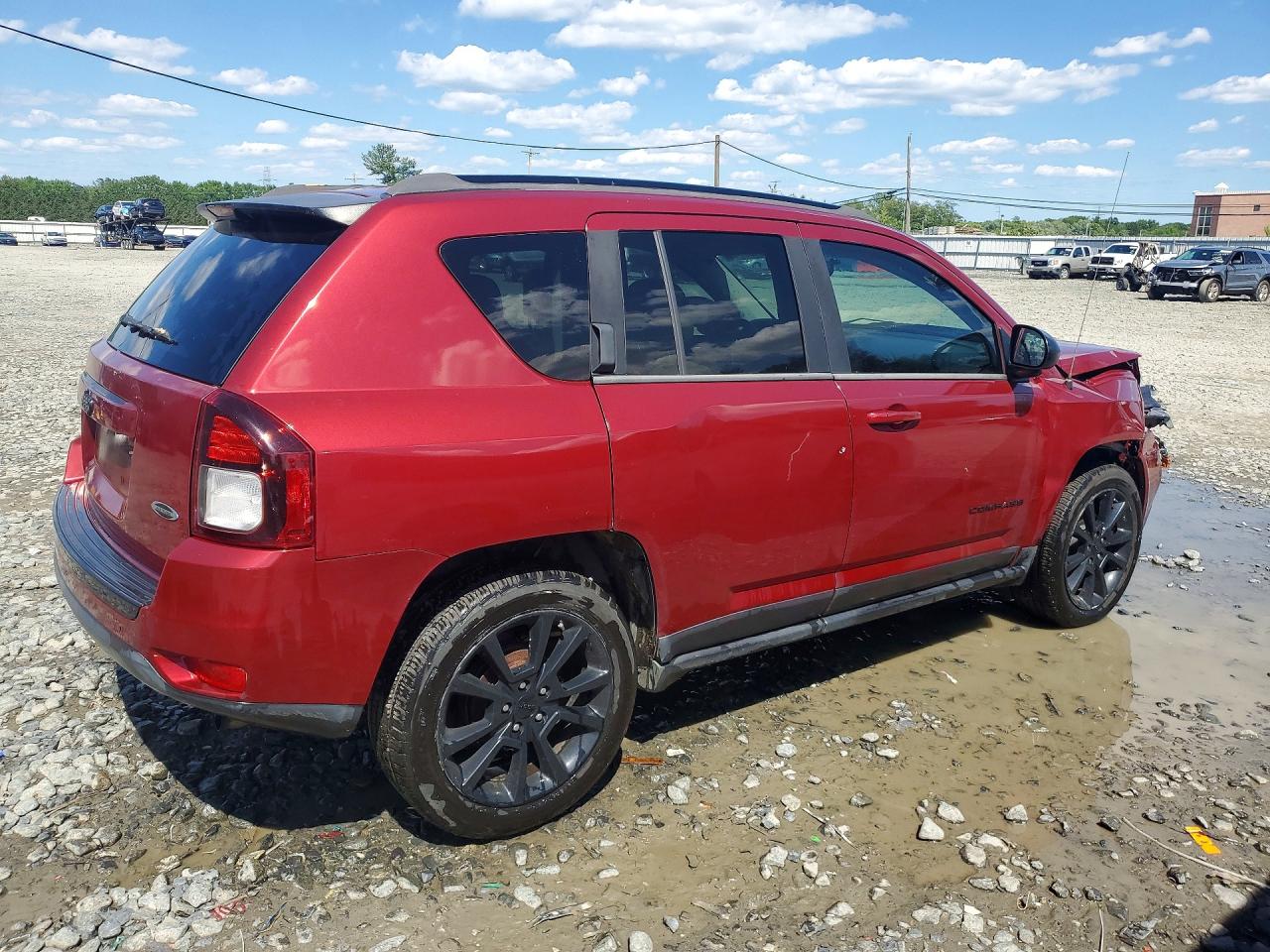 2014 Jeep Compass Sport Maroon vin: 1C4NJCBA5ED812887