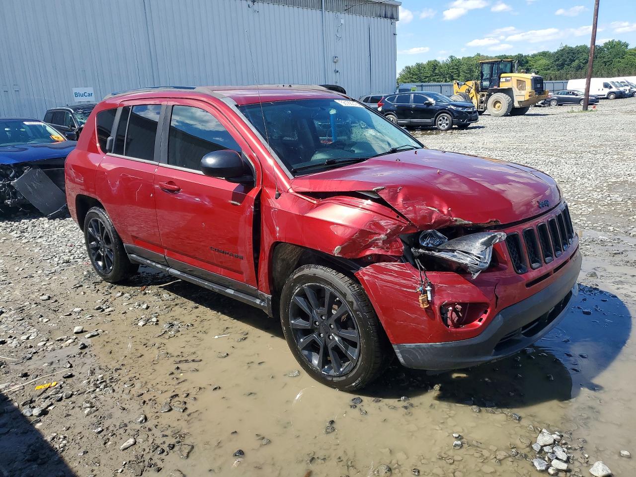 2014 Jeep Compass Sport Maroon vin: 1C4NJCBA5ED812887