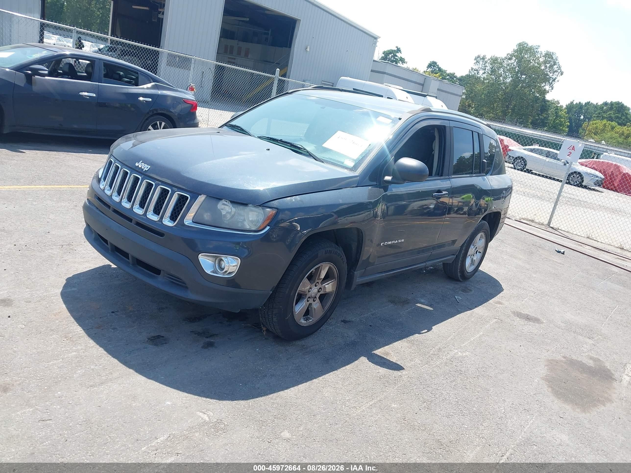 2014 Jeep Compass Sport Черный vin: 1C4NJCBA5ED829740