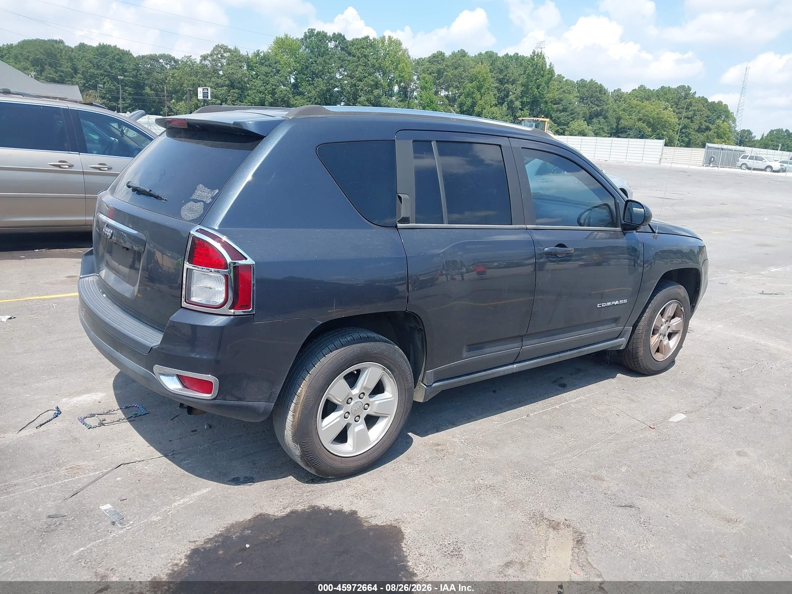 2014 Jeep Compass Sport Черный vin: 1C4NJCBA5ED829740
