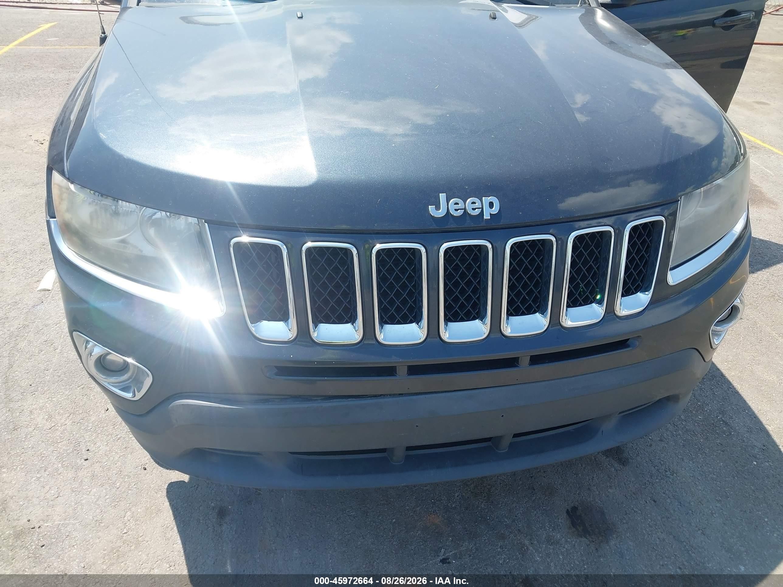 2014 Jeep Compass Sport Черный vin: 1C4NJCBA5ED829740
