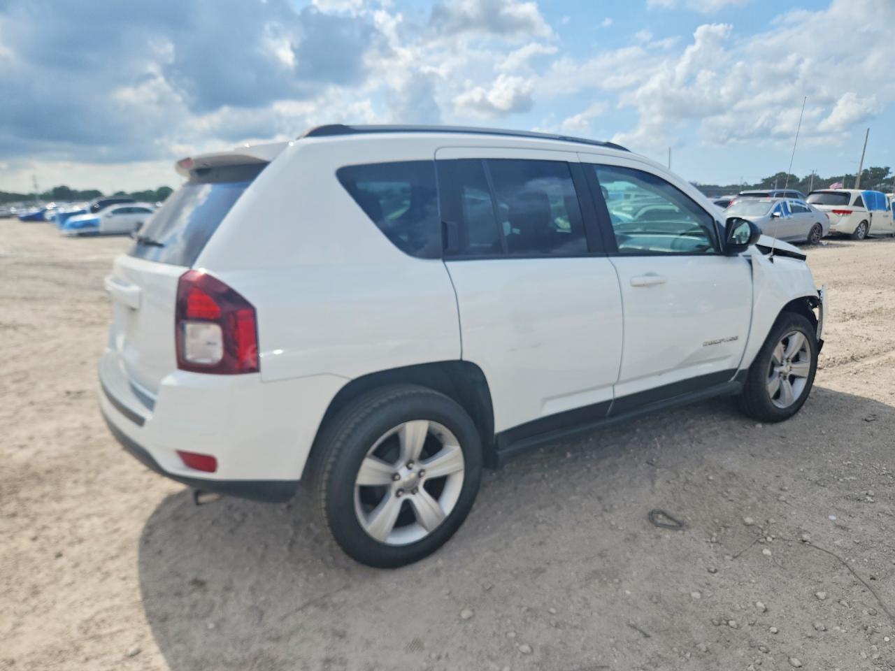 2016 Jeep Compass Sport White vin: 1C4NJCBA5GD677543