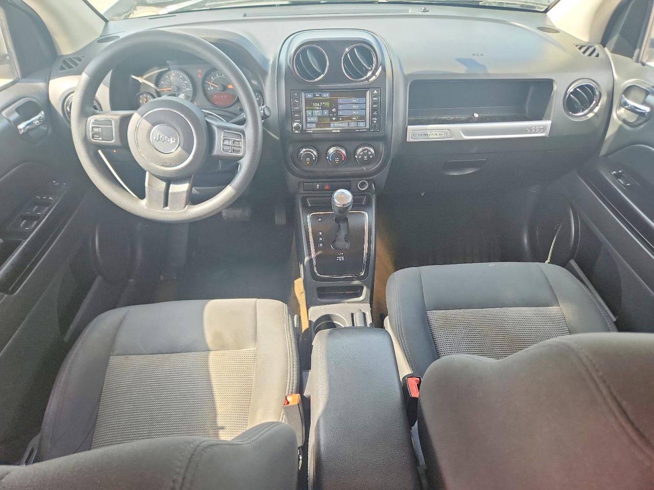 2016 Jeep Compass Sport White vin: 1C4NJCBA5GD677543