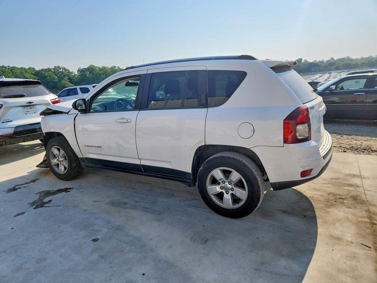 2014 Jeep Compass Sport Белый vin: 1C4NJCBA6ED573611